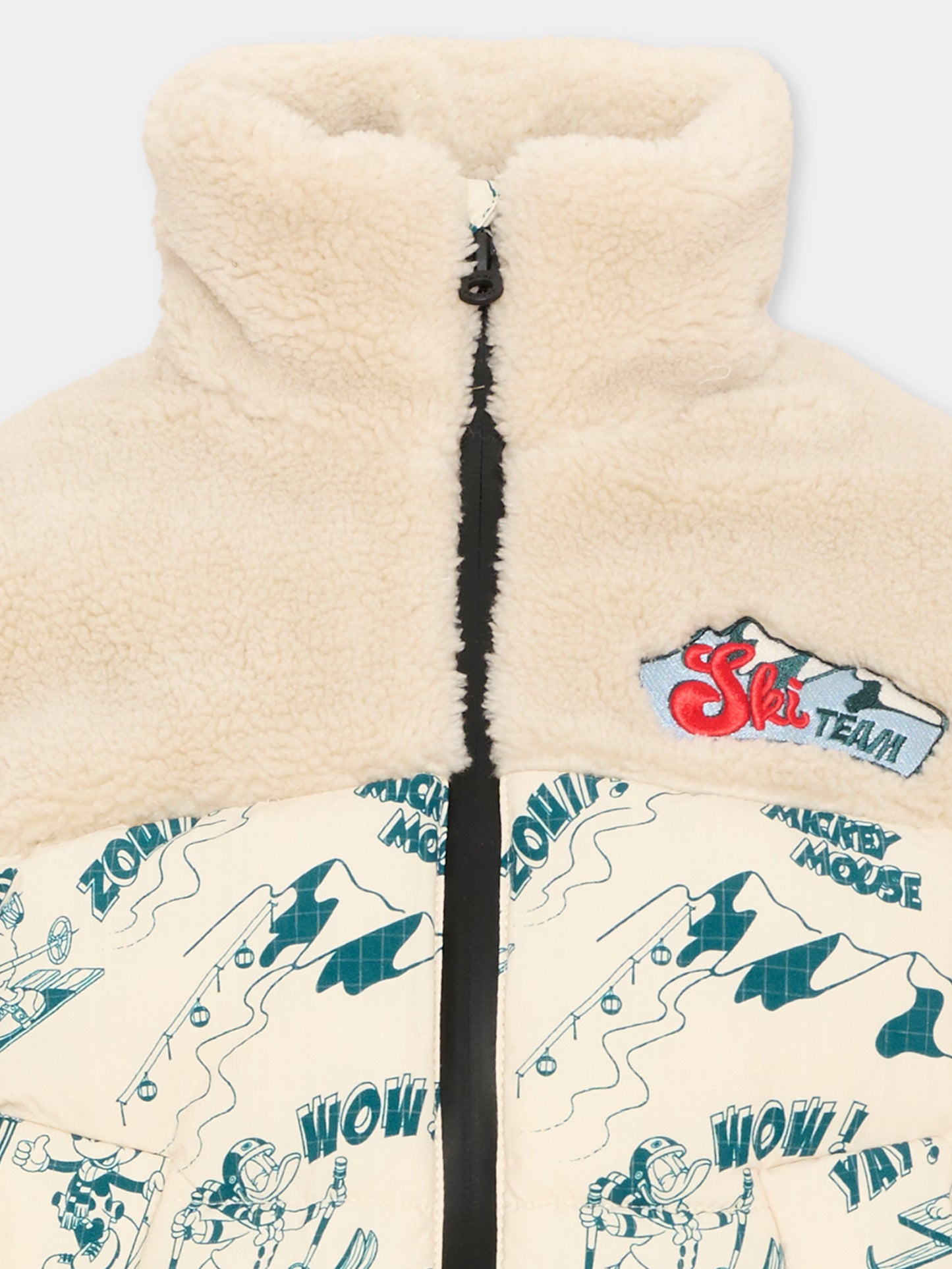 Ecopelliccia avorio per bambino stampata,Marc Jacobs,W61069 184