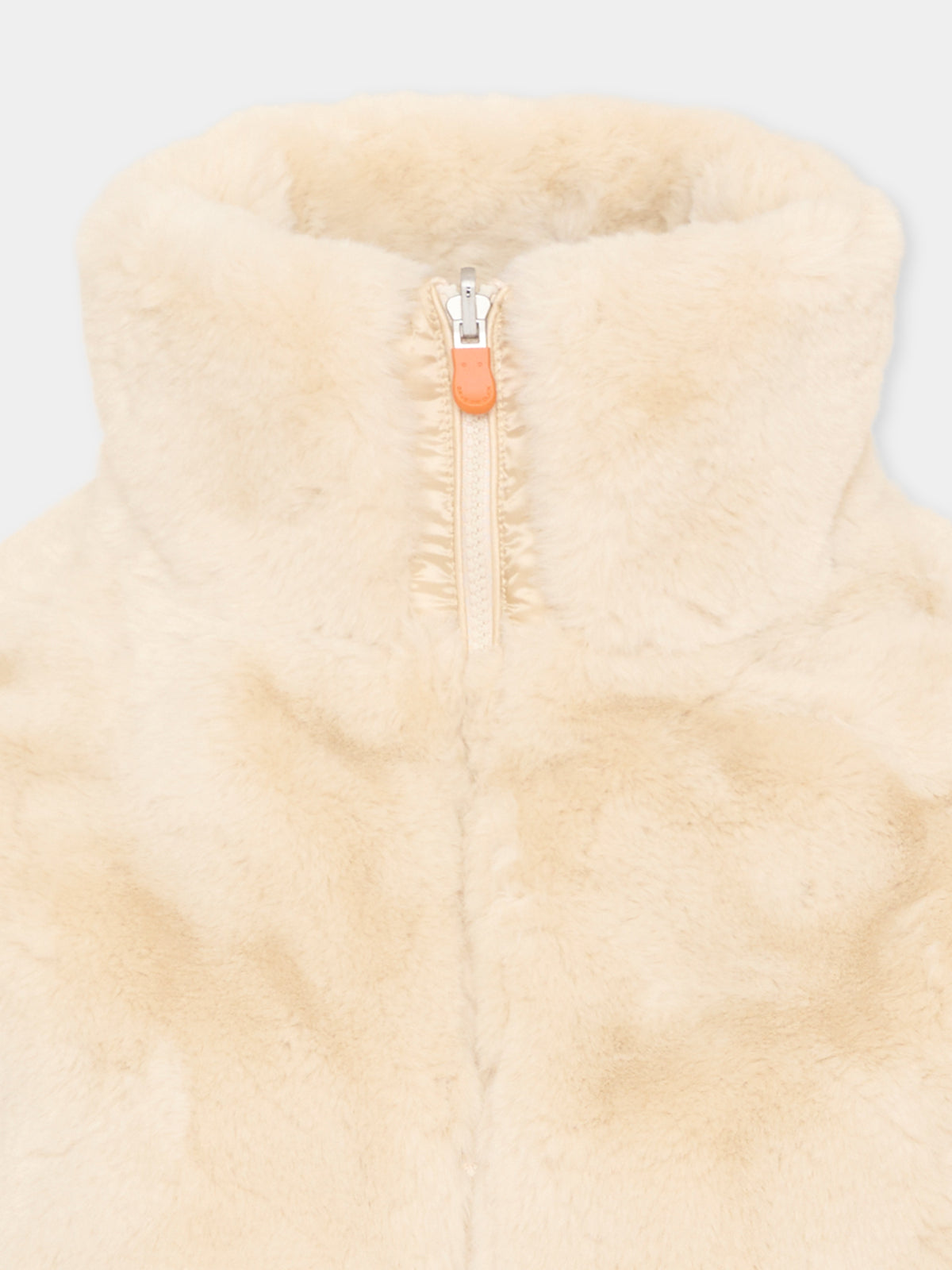 Ecopelliccia beige per bambina,Save The Duck Kids,J31352G FURY23 40034
