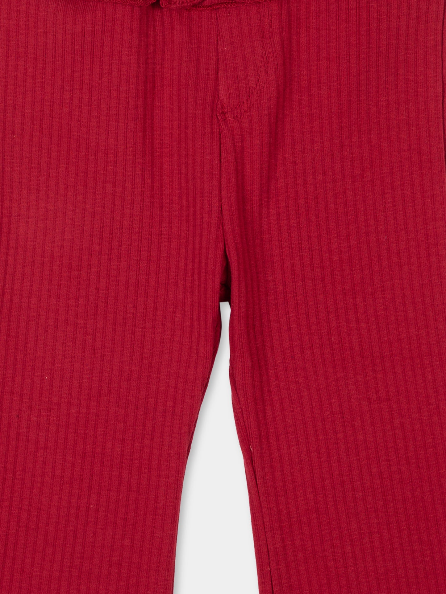 Leggings bordeaux per neonata a costine,Mayoral,2709 052