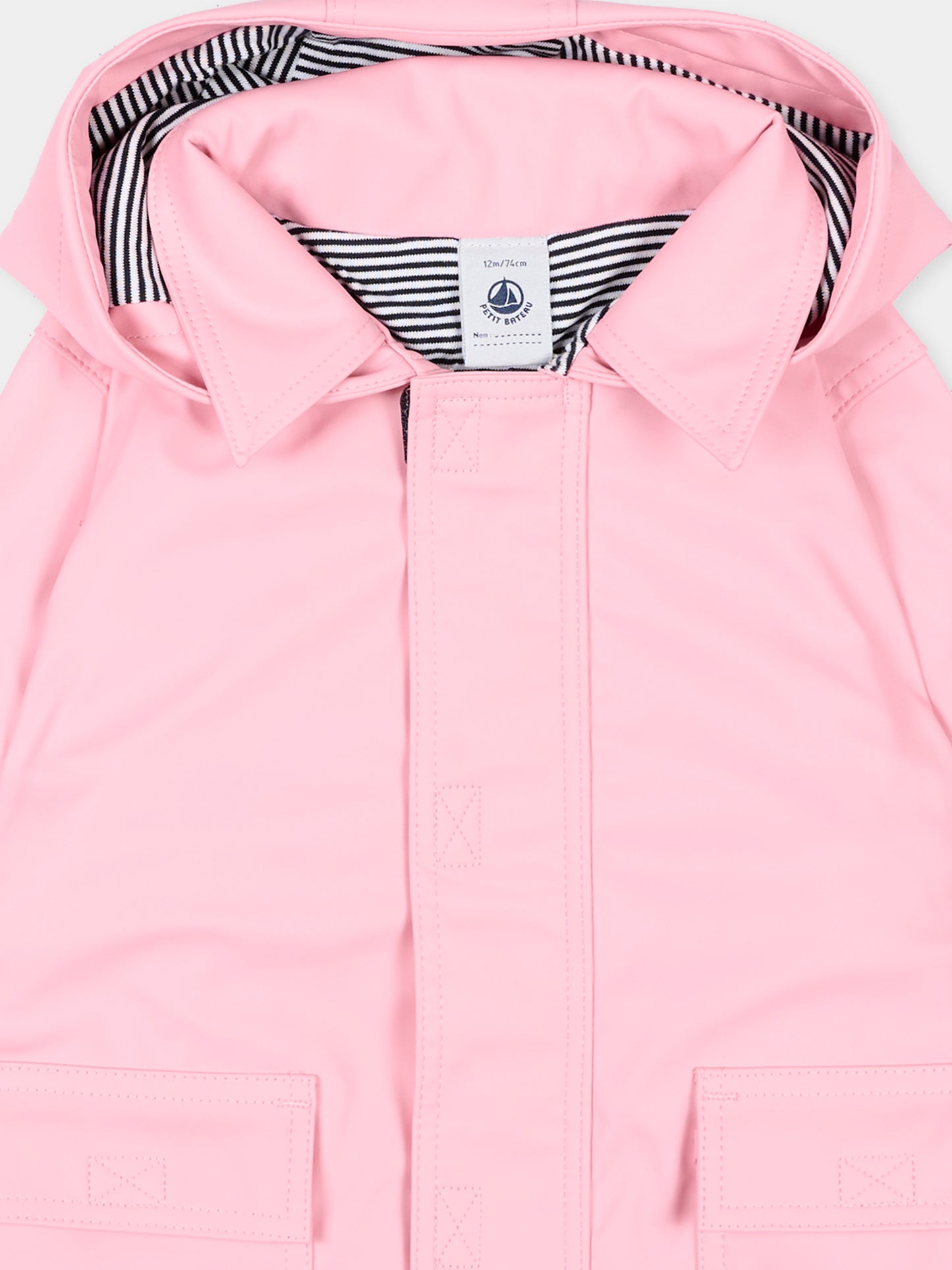 Impermeabile rosa per neonata,Petit Bateau,A0GVQ 07