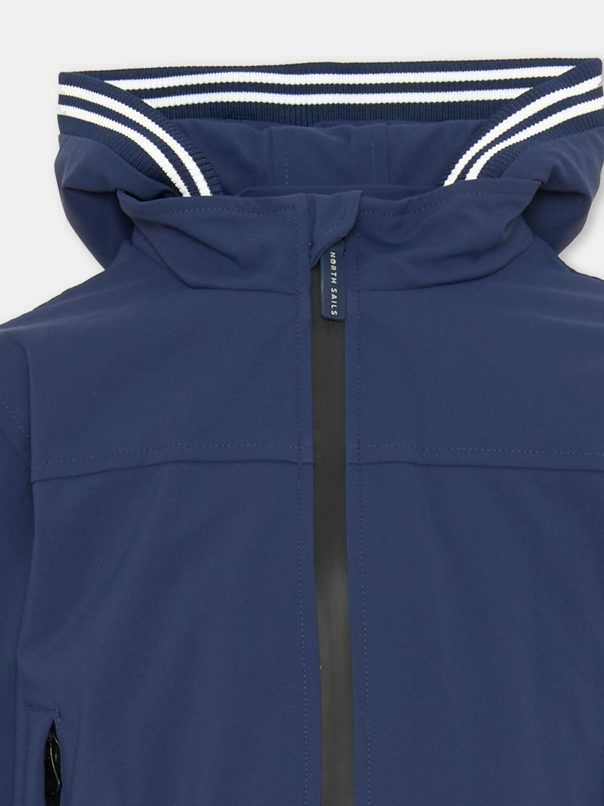 Giubbotto blu per bambino con cappuccio,North Sails,NBA26017GB BLUE NAVY