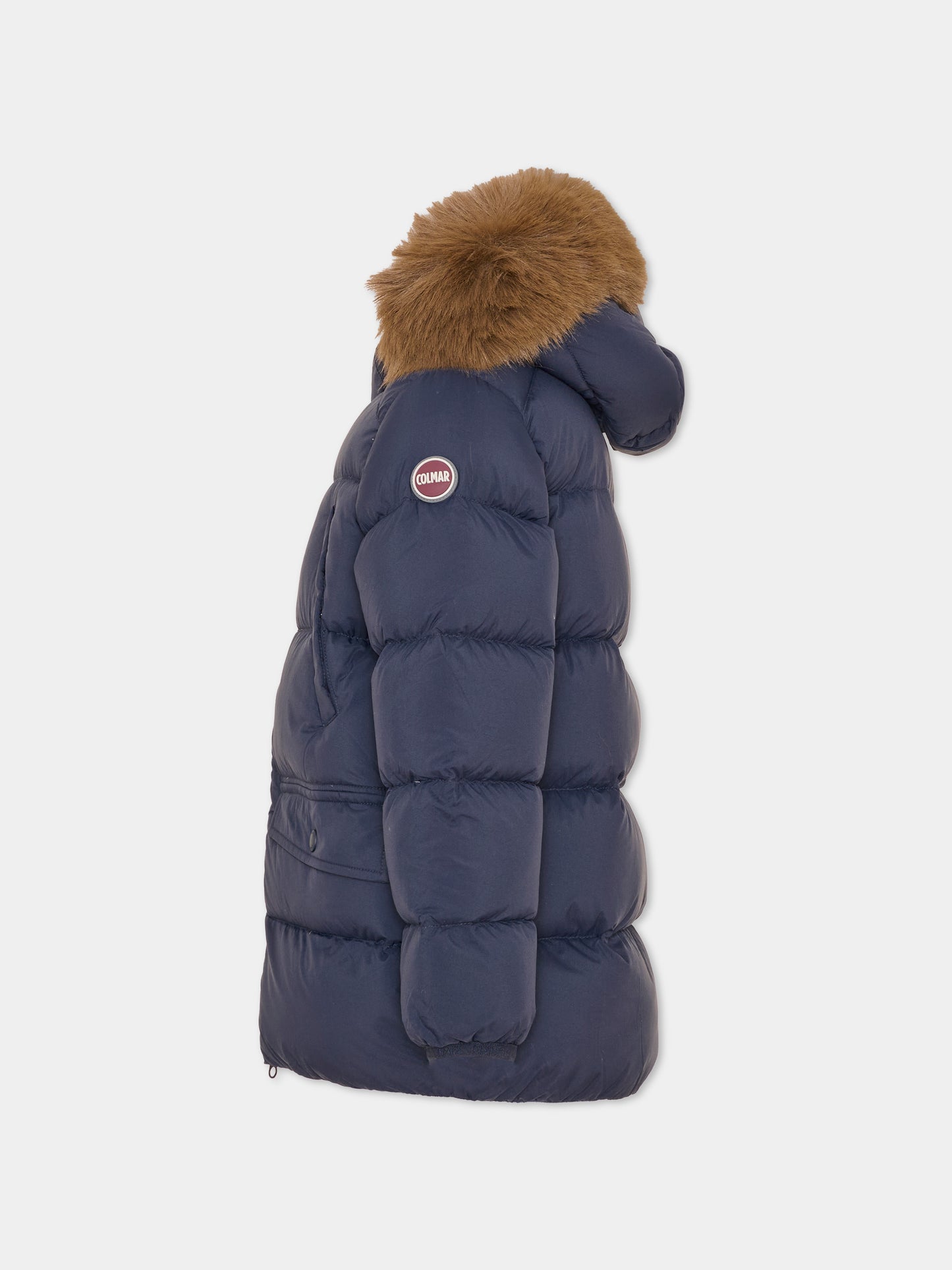 Piumino blu per bambino con cappuccio,Colmar Originals Kids,34000056E 4ZP 68