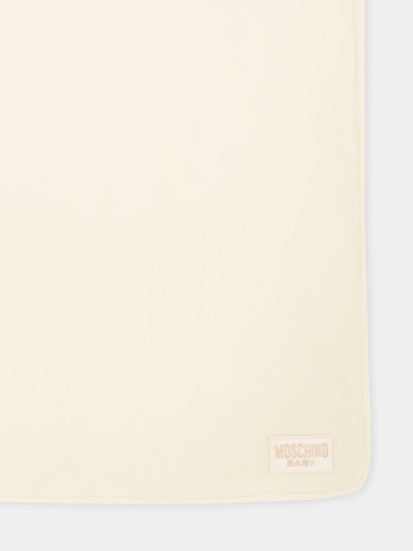 Coperta avorio per neonati con Teddy Bear,Moschino Kids,MPB00F LGA27 10063