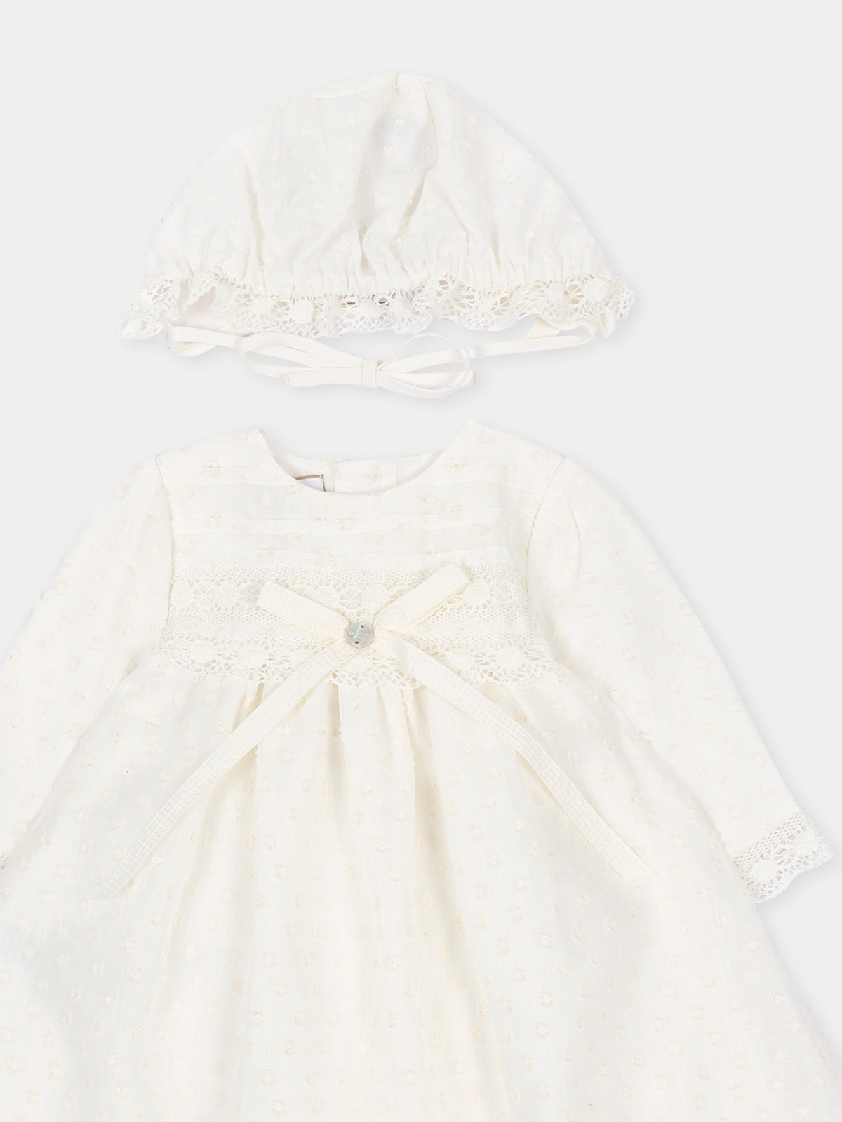 Abito elegante avorio per neonata,Paz Rodríguez,108 154020 60 T2235