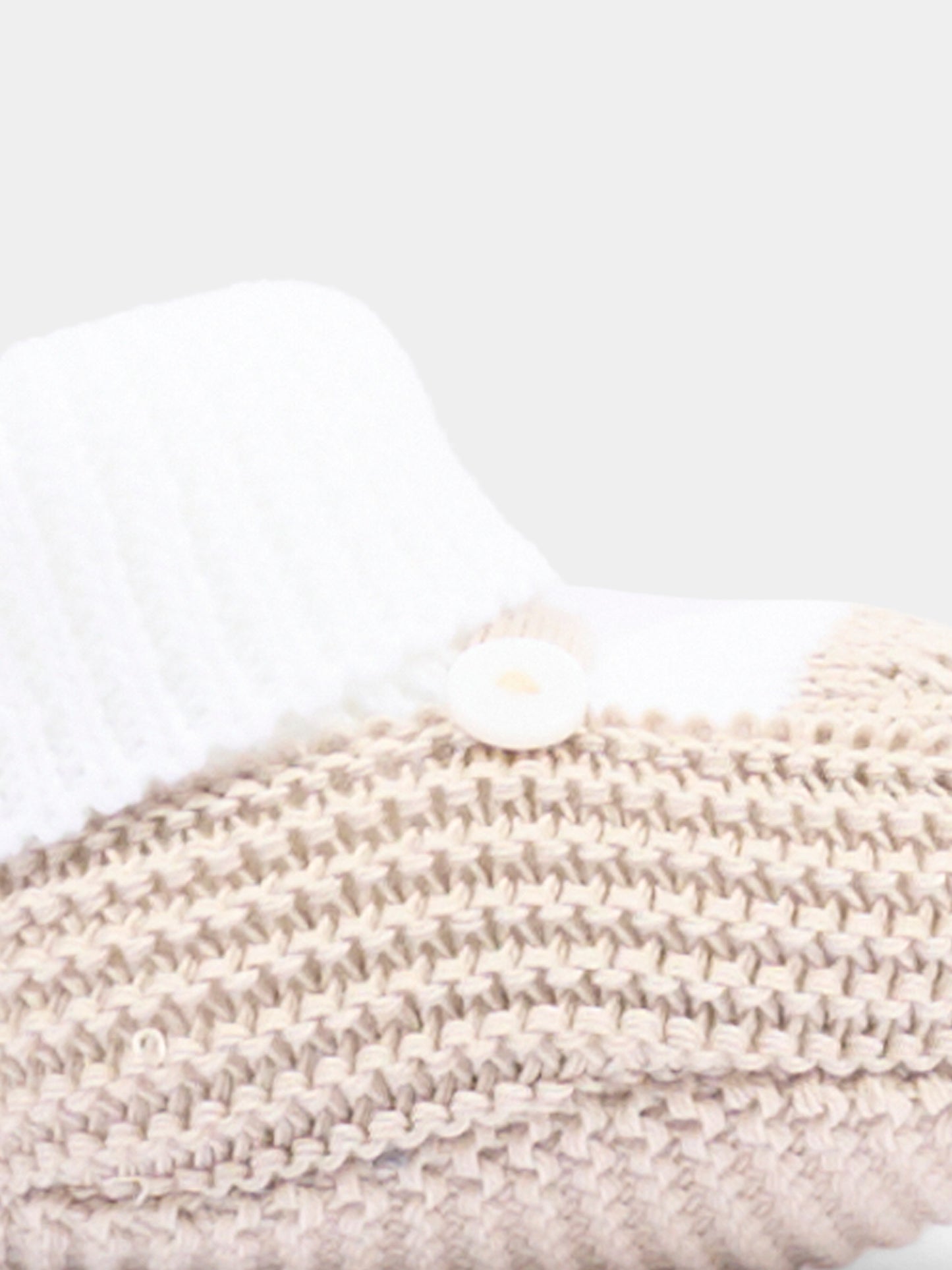 Babbucce beige per neonati,Little Bear,3140 BCO/CORDA