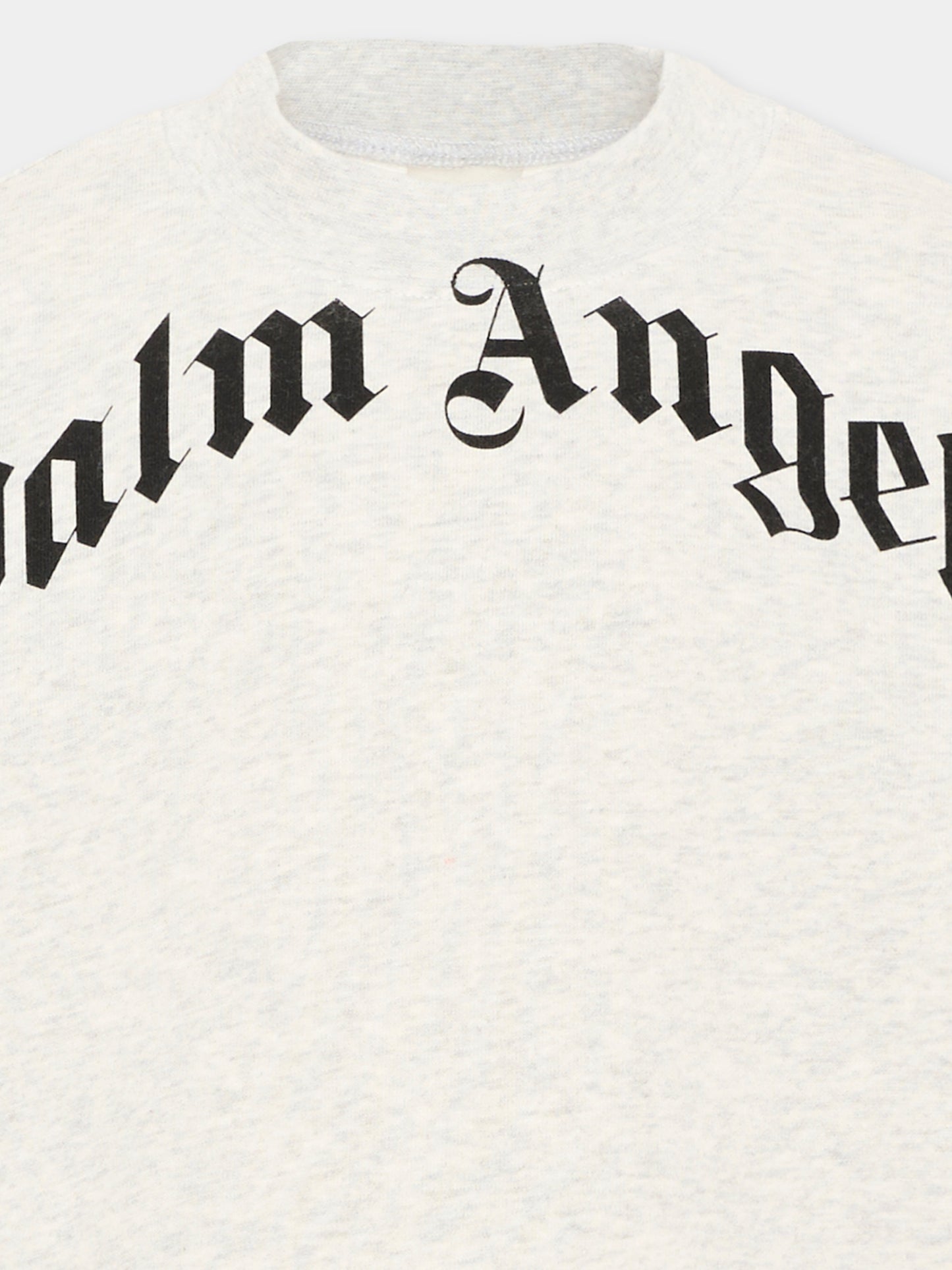 Felpa grigia per bambini con logo,Palm Angels,F6PAJBSW014 101