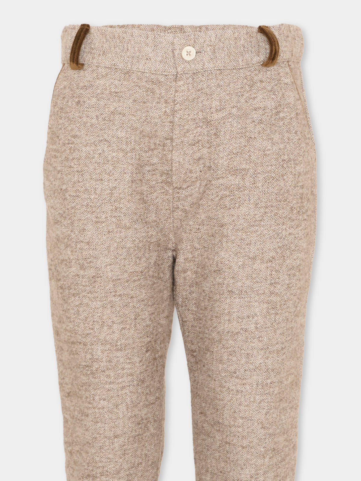 Pantalone beige per bambino,Patachou,PAP 47 CAL4333382 180