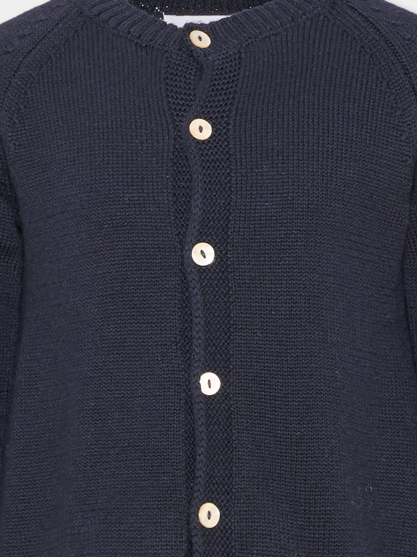 Cardigan blu per bambini con bottoni,Kidiwi Handmade,M0010NAV