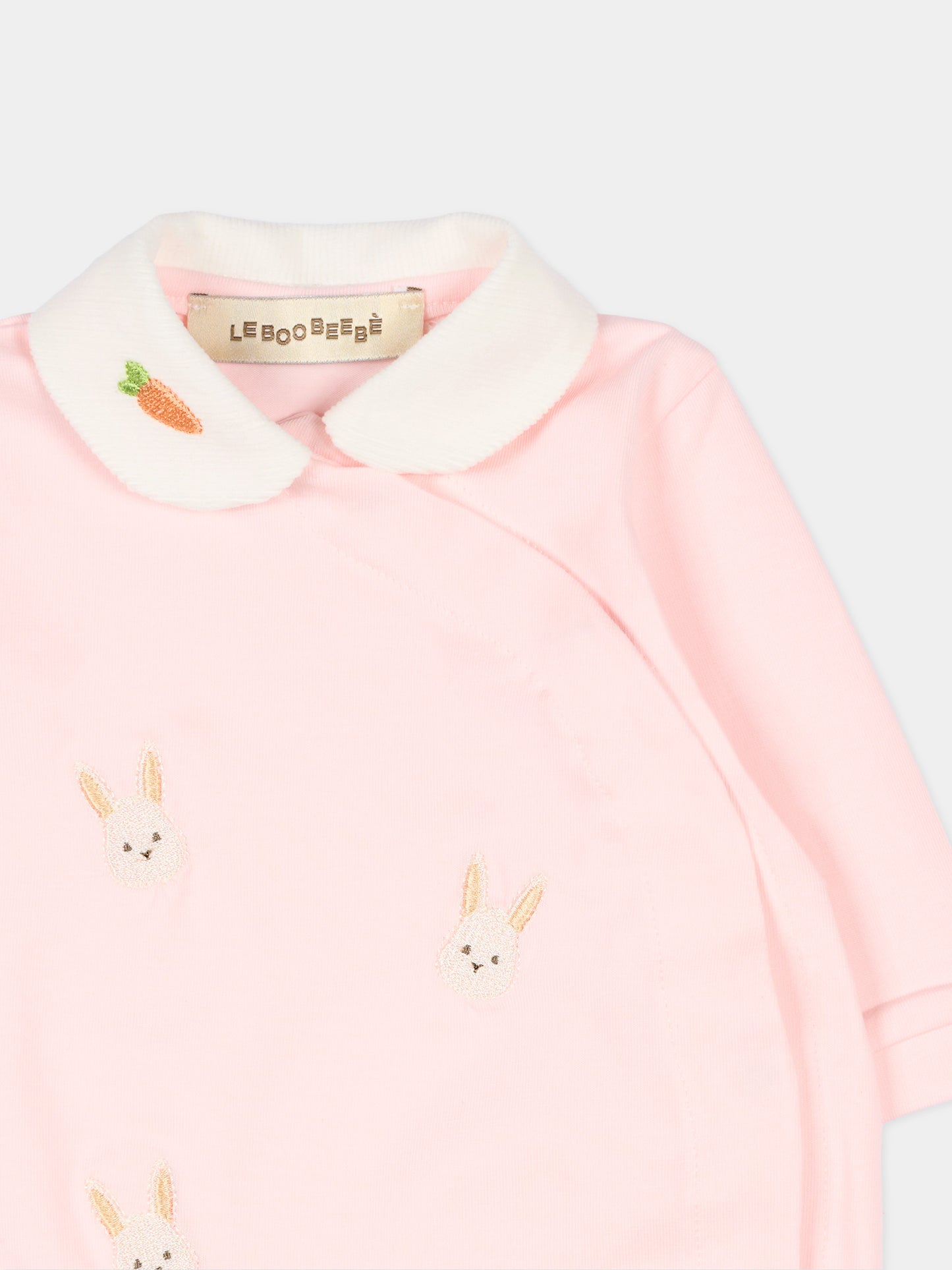 Tutina rosa per neonata con coniglietto Palin,Le Boo Beebè,CB027 T351 30