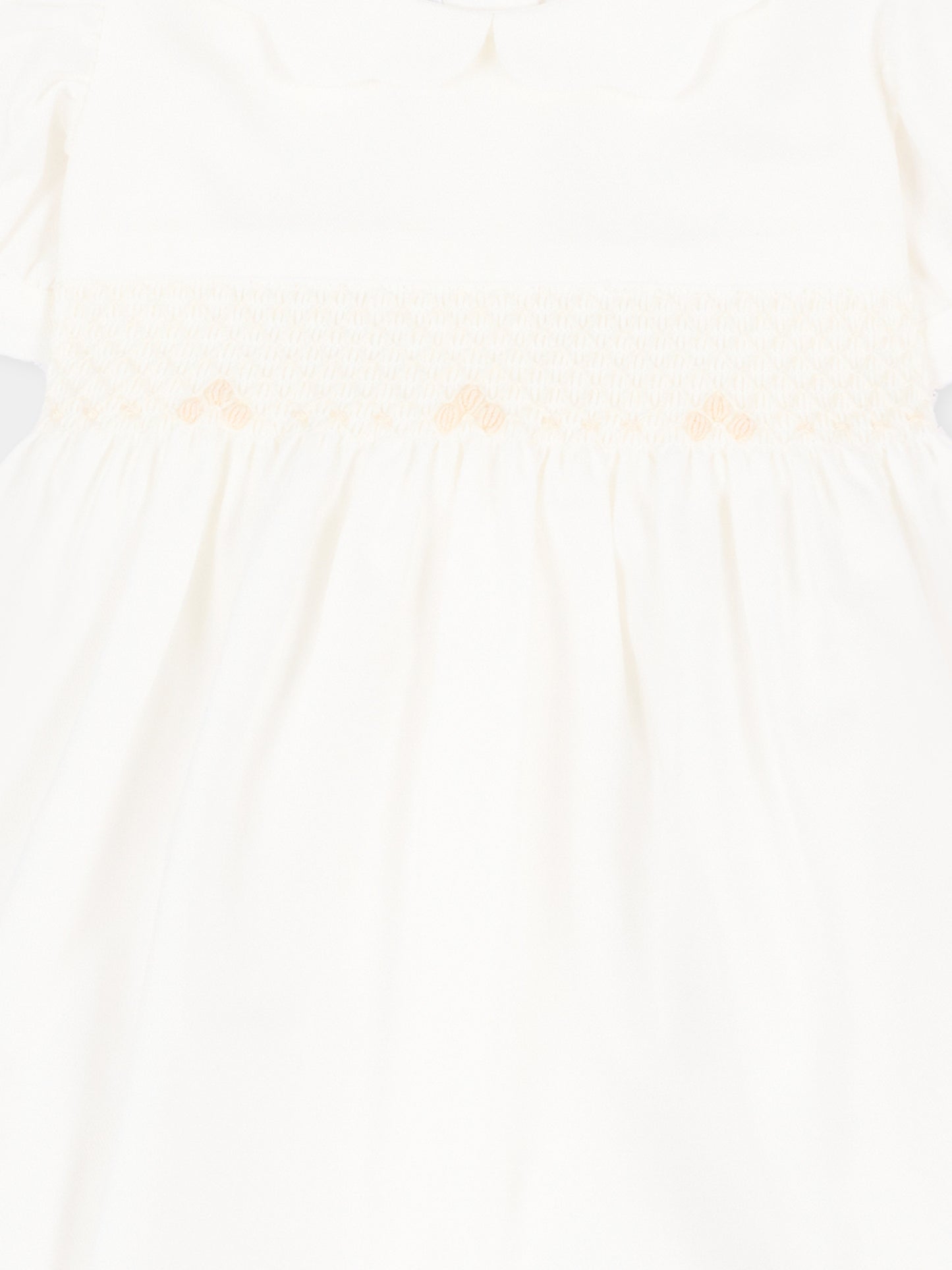 Pagliaccetto beige per neonata con fiocco,Mariella Ferrari,PGD4 005