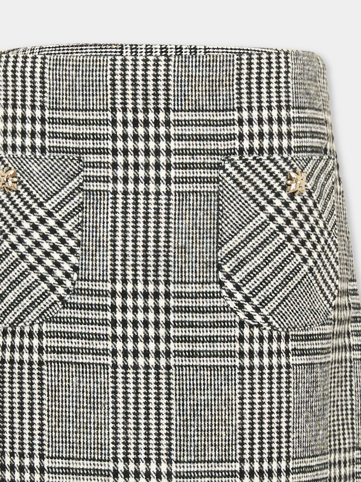 Gonna grigia tweed per bambina,Richmond,RGA26071GO TWEED TWEED