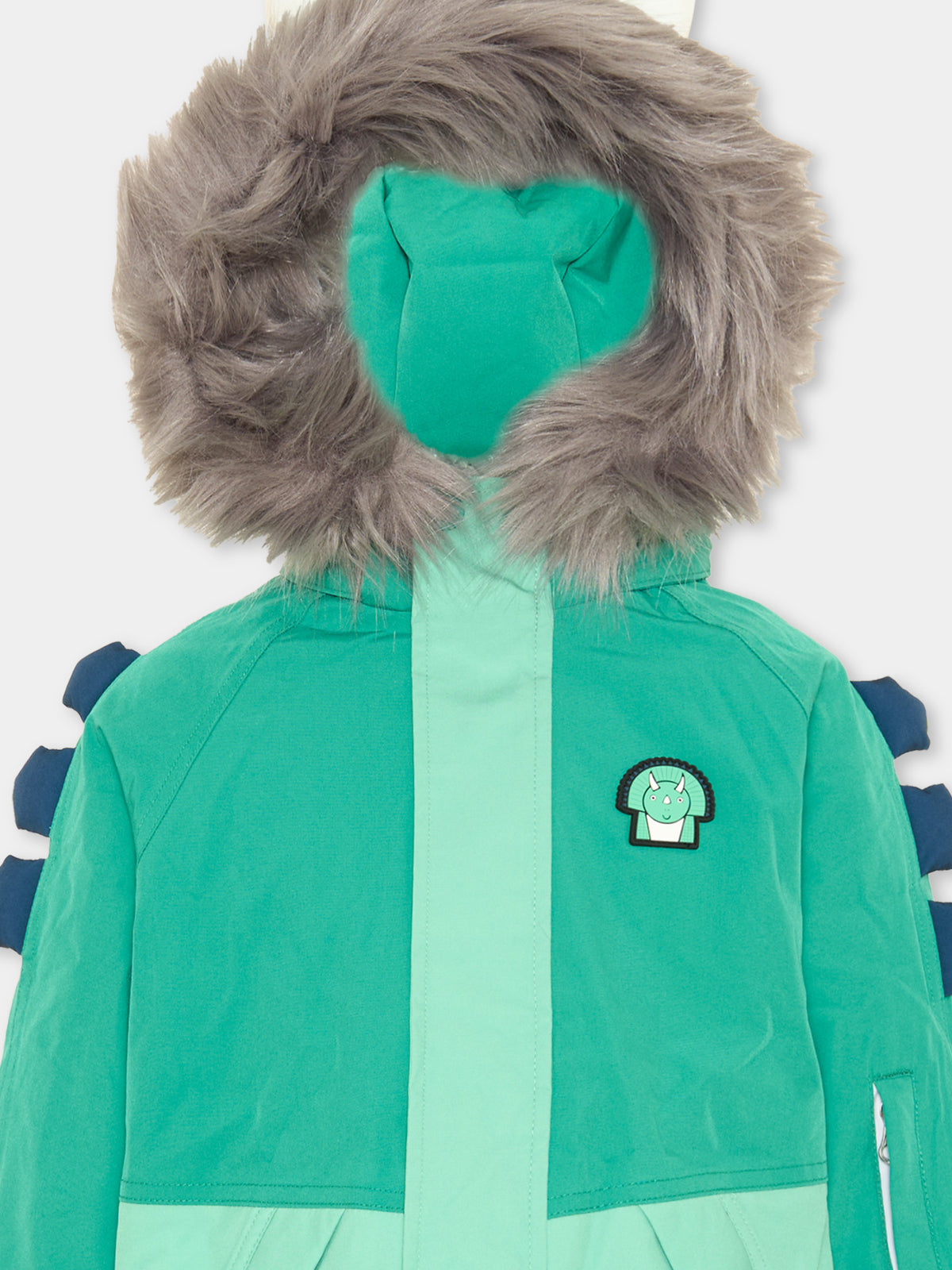 Piumino da neve verde Spike the Dino per bambino,Roarsome,SPIKE THE DINO SKI JACKET