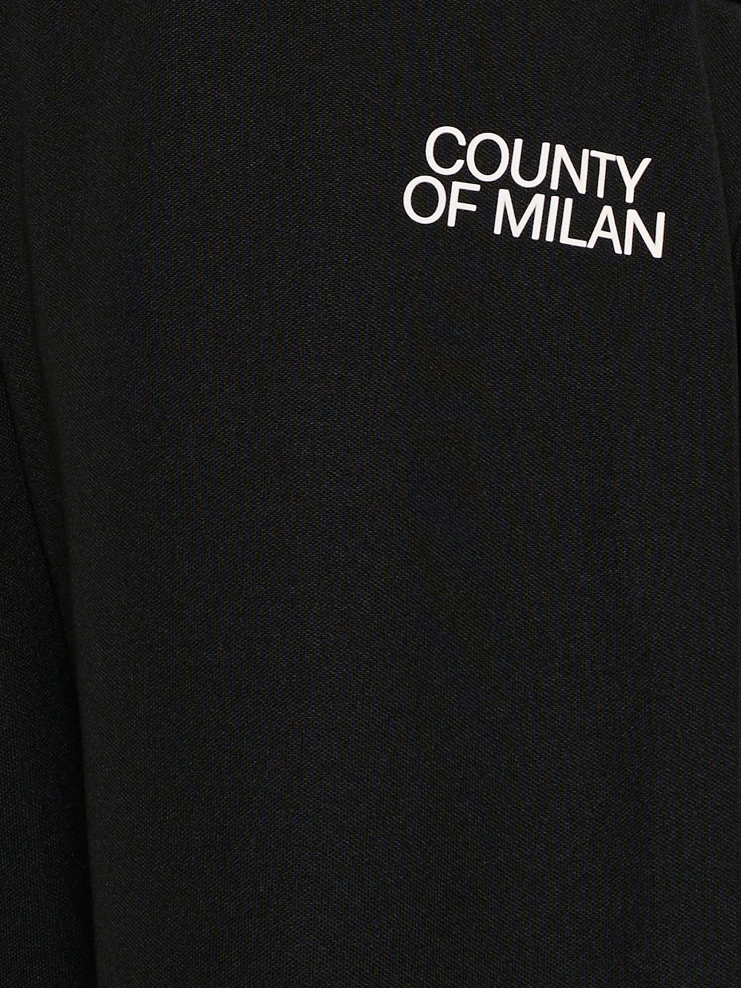 Pantaloni sportivi nero per bambino con logo,County Of Milan Kids,F5CMJBPA082 110