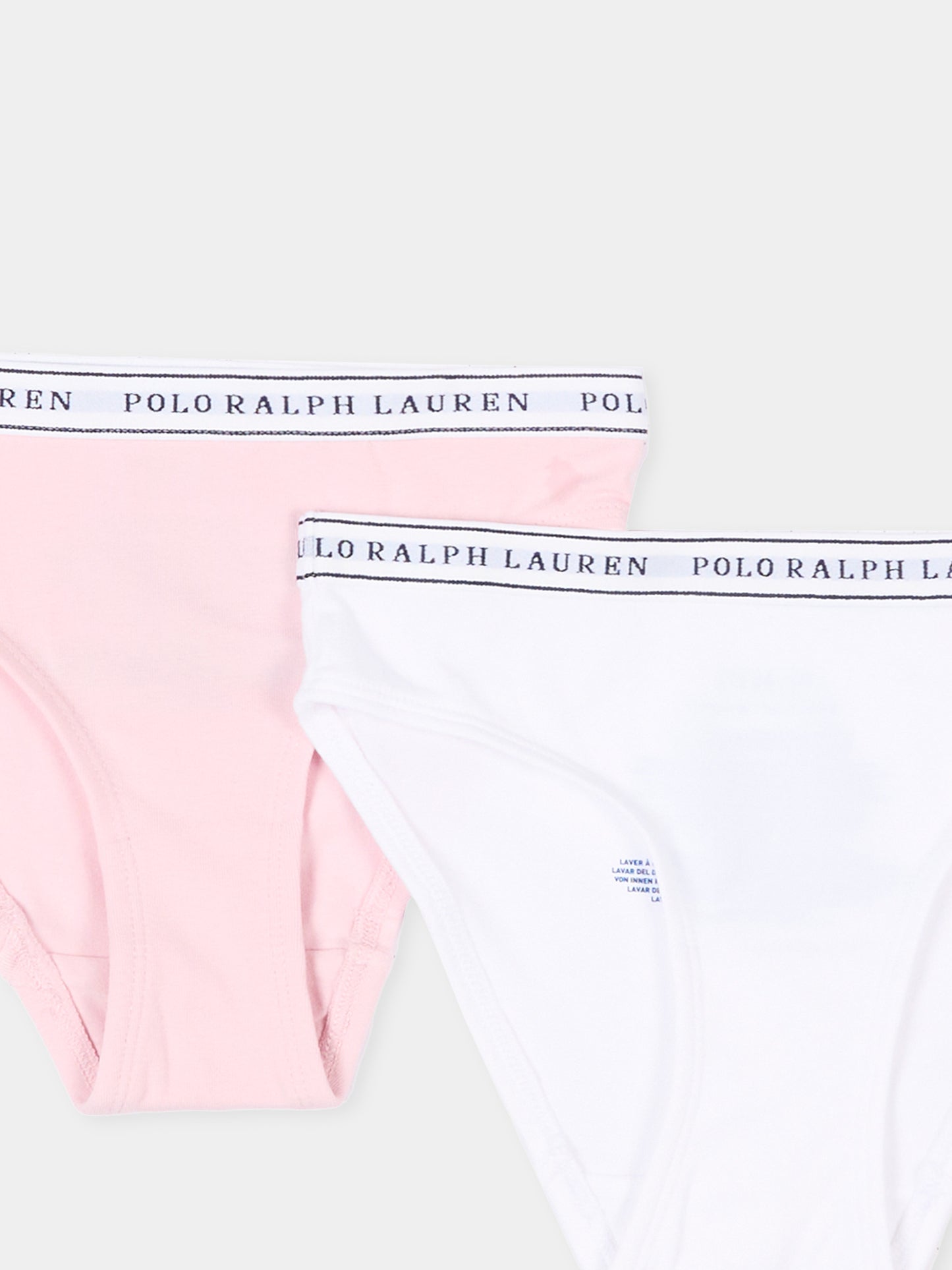 Slip multicolor per bambina con logo,Ralph Lauren Kids,4P5039 001