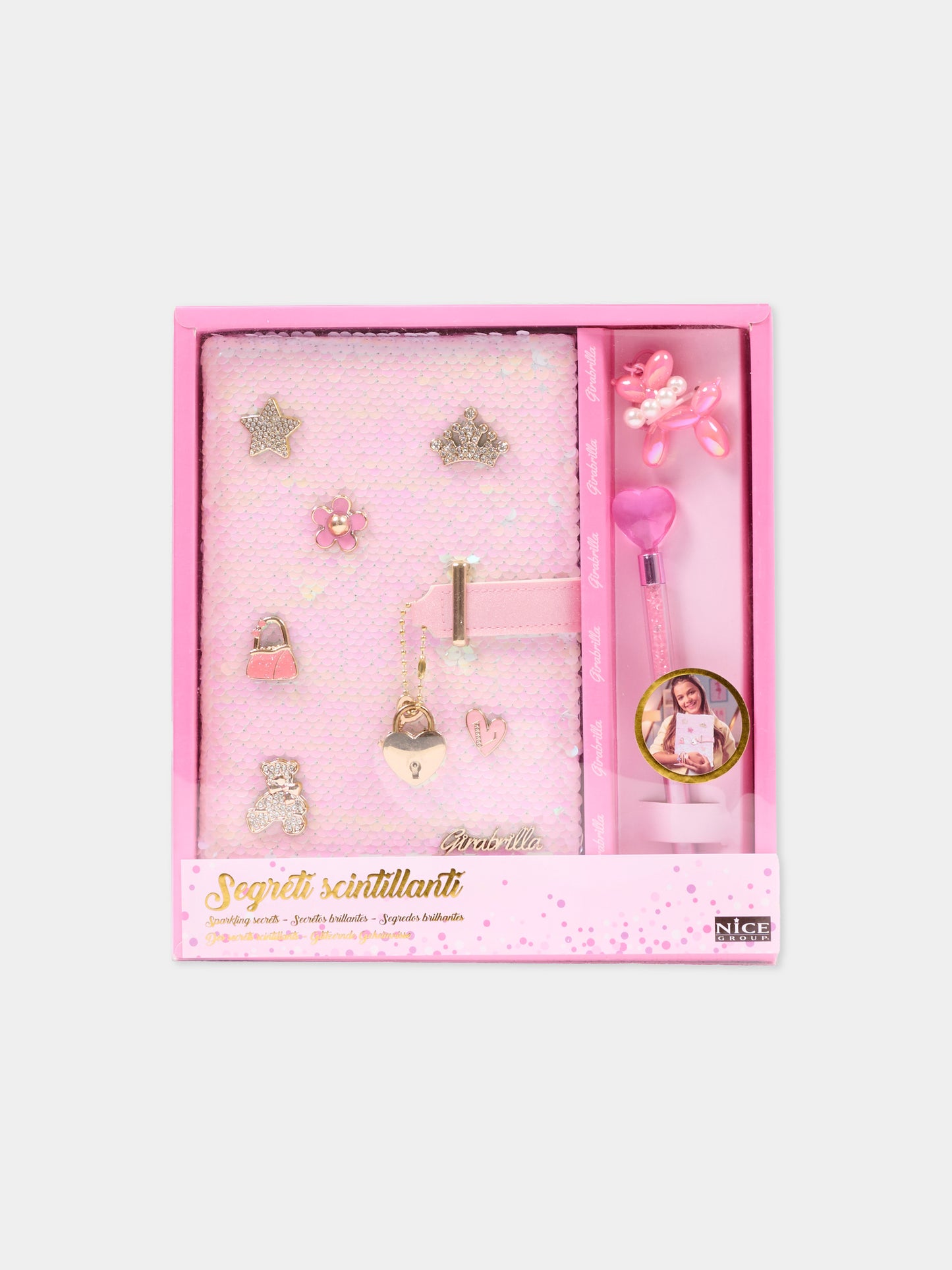 Set Accessori rosa per bambina,Girabrilla,19103