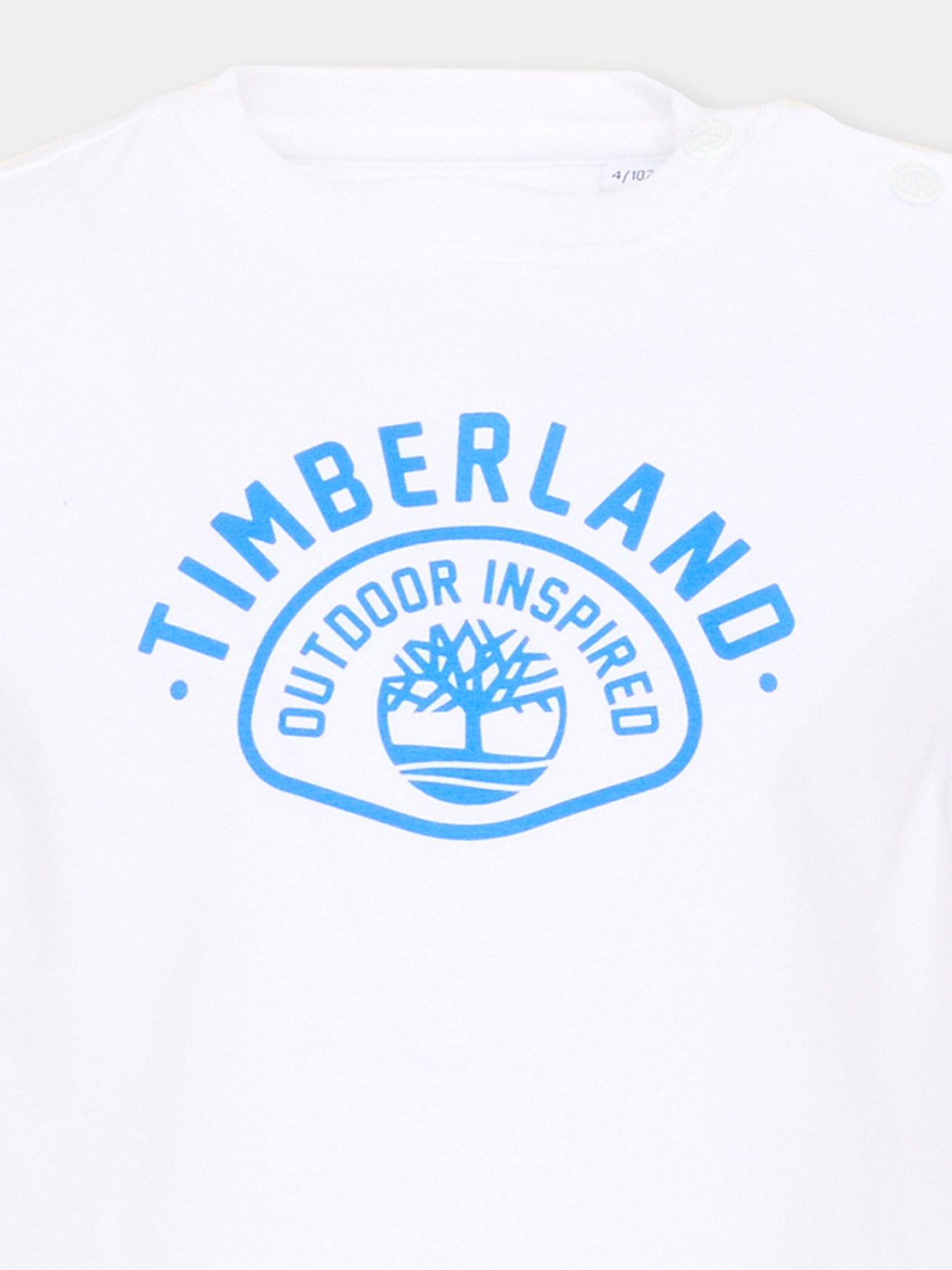 Completo sportivo azzurro per bambino con logo,Timberland,T60859 10P