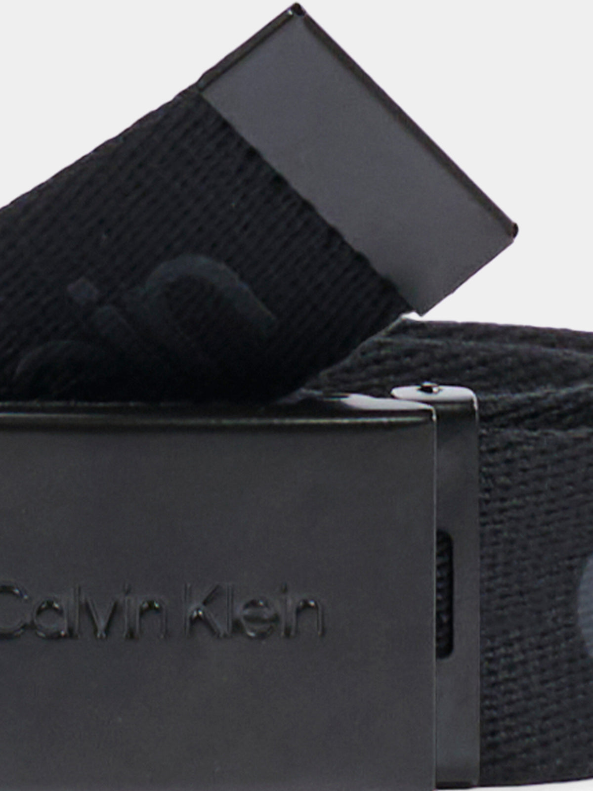 Cintura nera per bambino con logo,Calvin Klein Kids,IU0IU00667 BEH