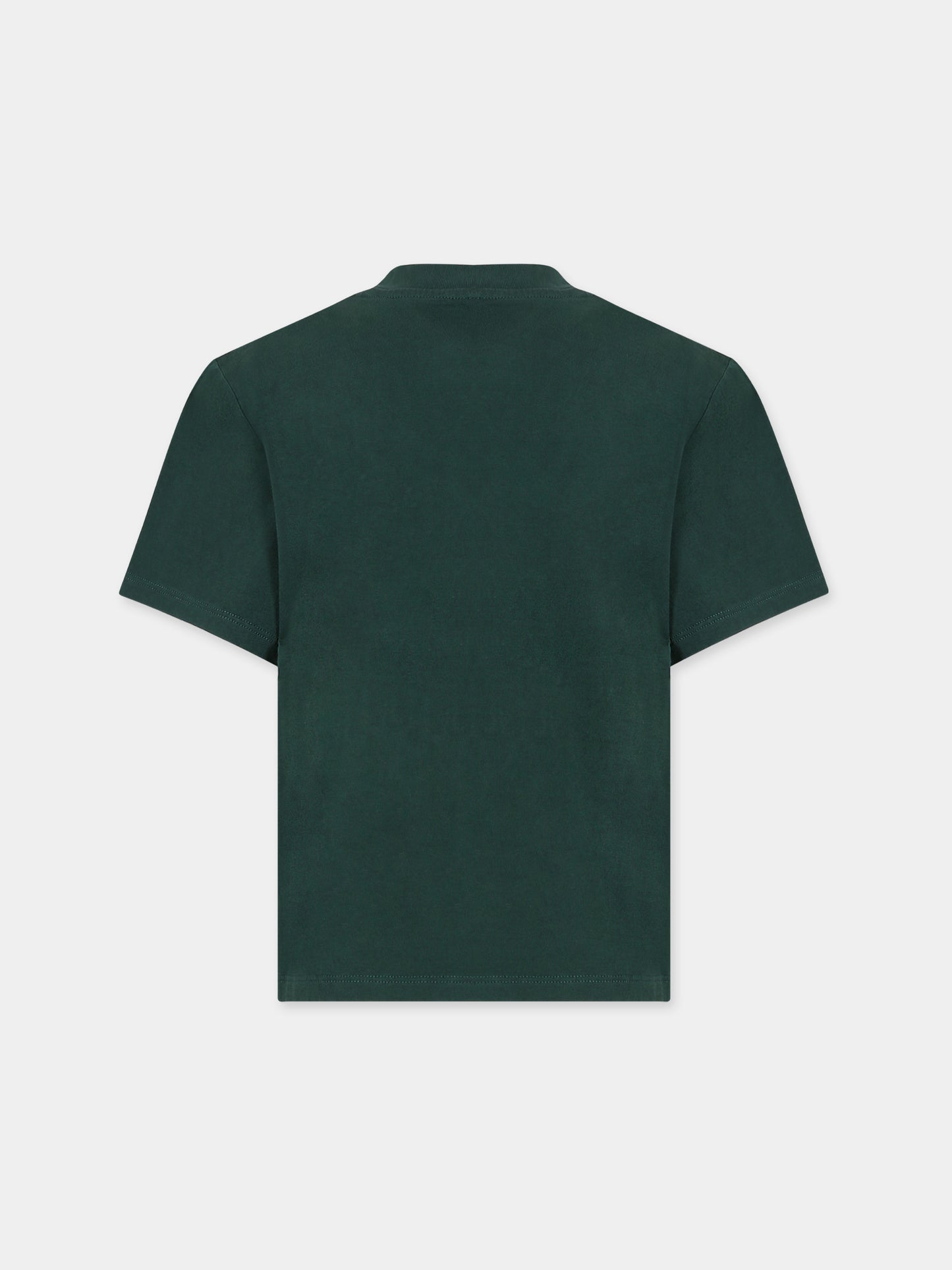 T-shirt verde per bambino con logo,Stella Mccartney Kids,TT8S71 Z0434 719