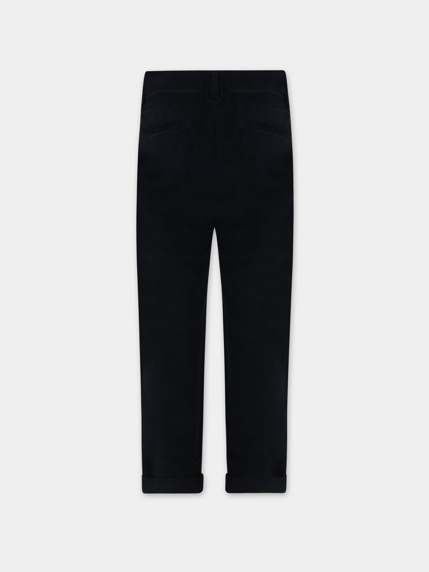 Pantaloni blu per bambino con logo,Dondup Kids,DMPA008 0 CE247 5011