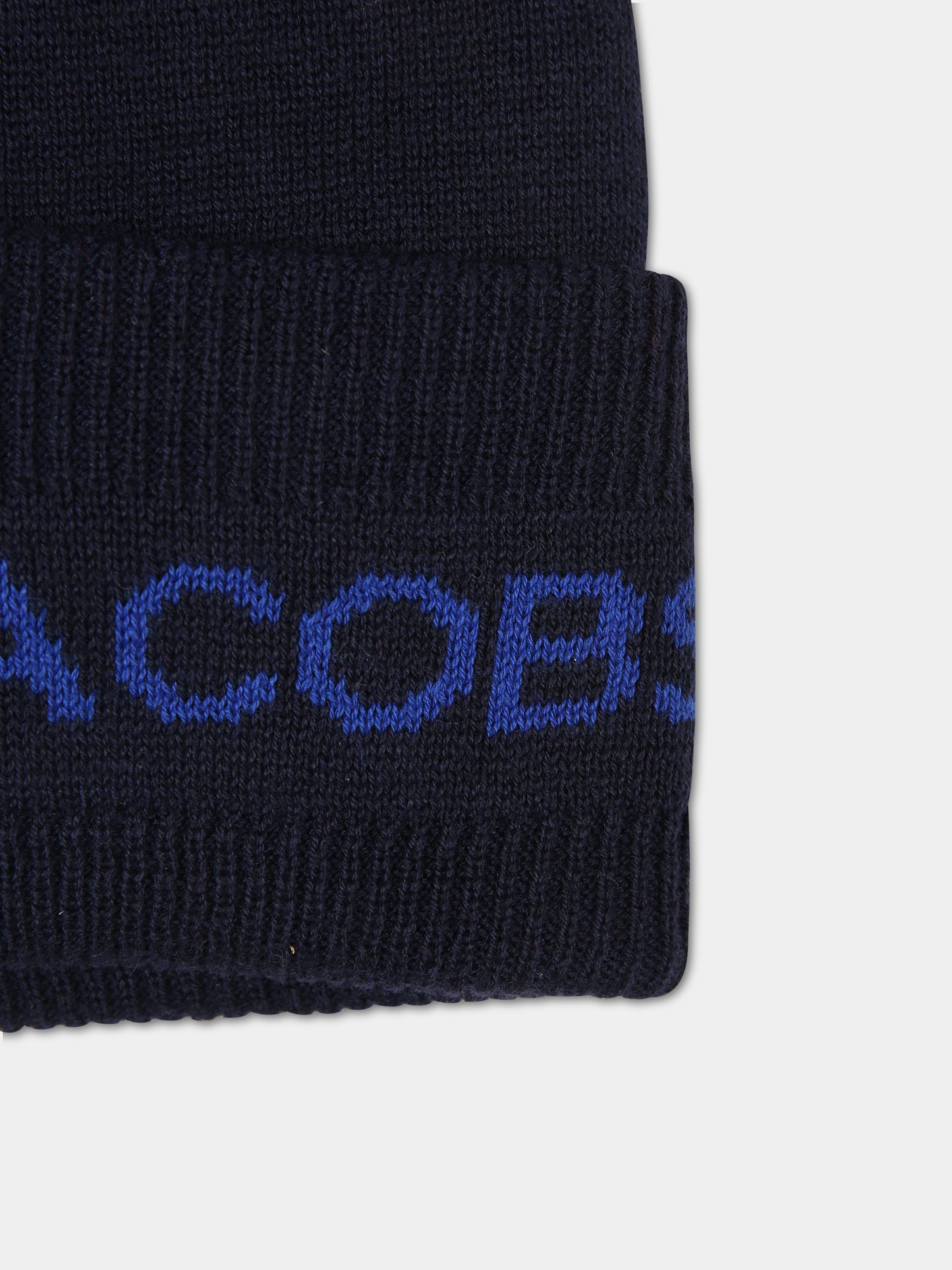 Berretto blu per bambino con logo,Little Marc Jacobs,W51003 85T