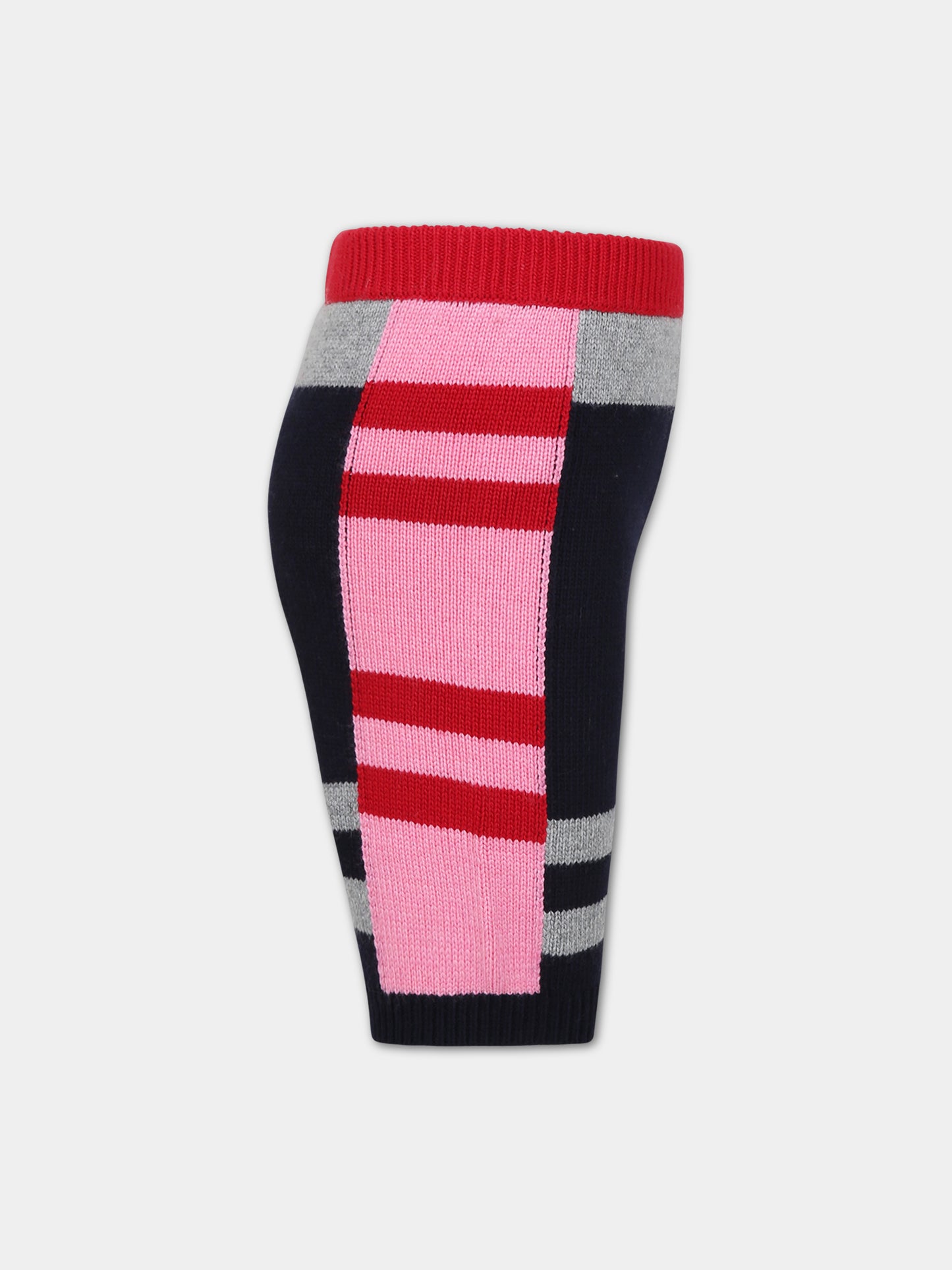 Shorts multicolor per bambina con logo,Marni Kids,M00902 0M803