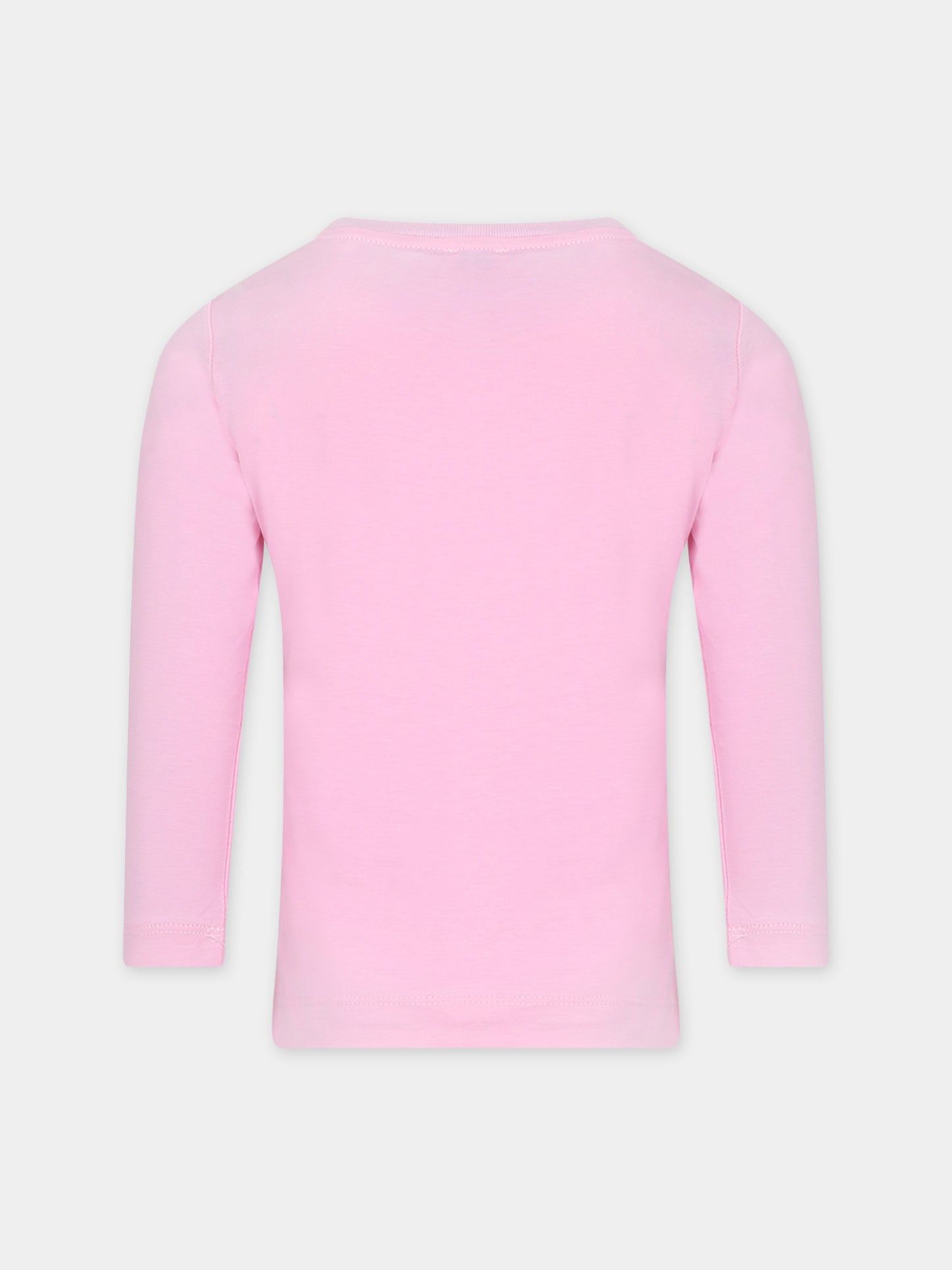 T-shirt rosa per bambina con eyestar,Chiara Ferragni Collection,51B620 2206 067F