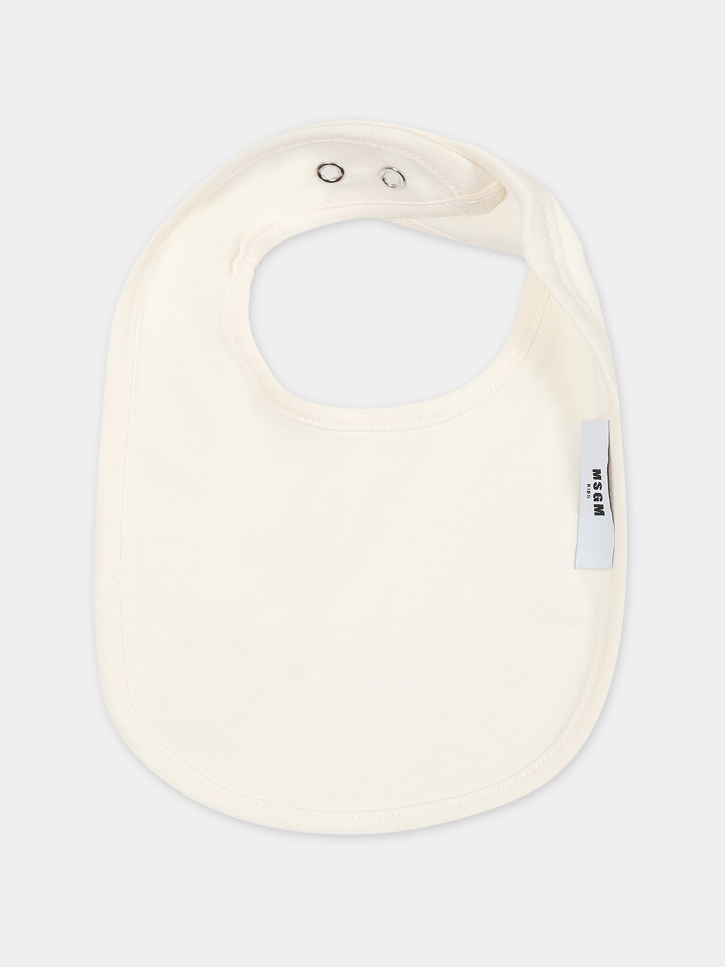 Set avorio per neonati con logo,Msgm Kids,F3MSUBRS035 013