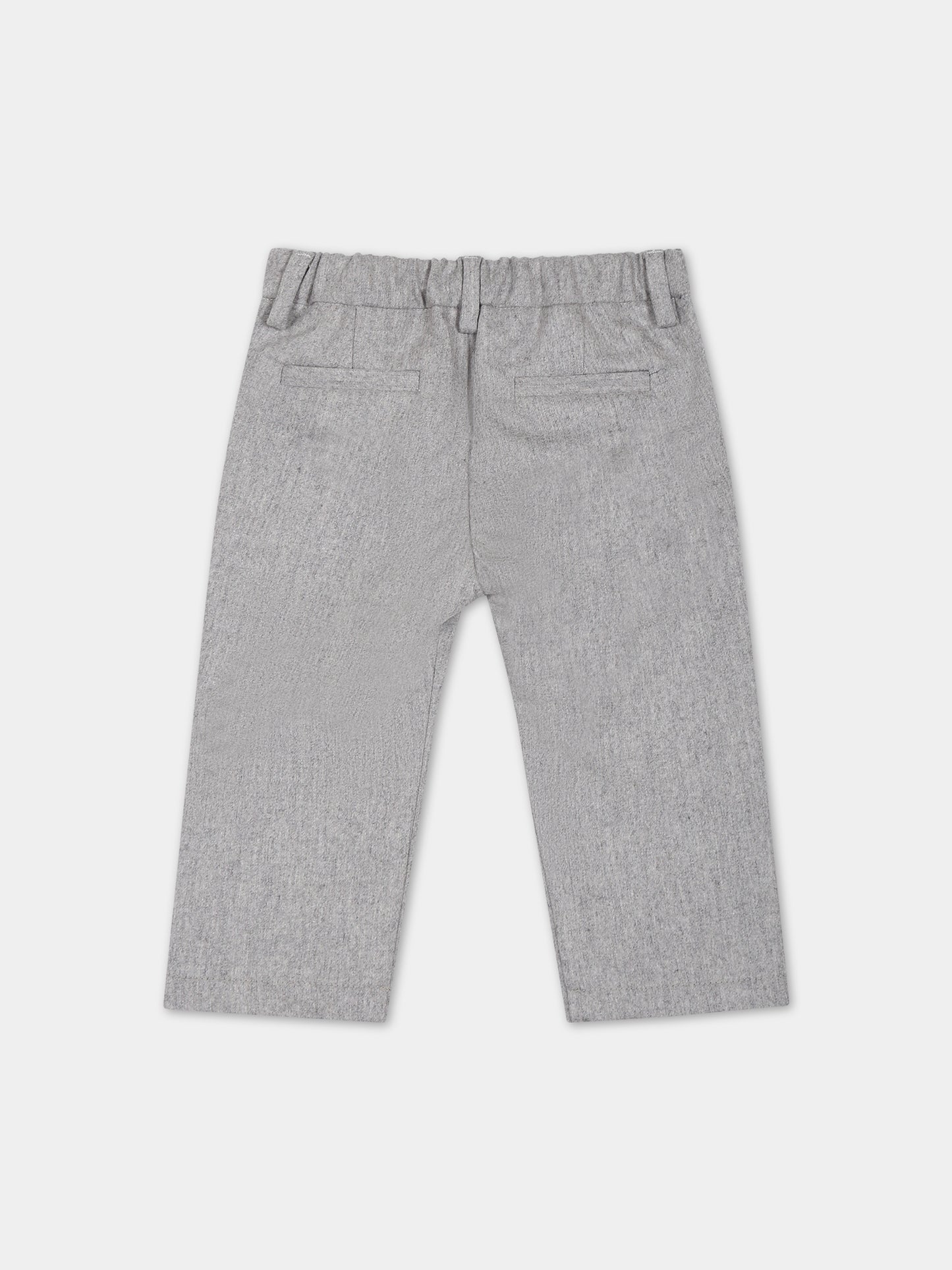 Pantaloni grigi per neonato,Fay Kids,FT6520 I0172 807