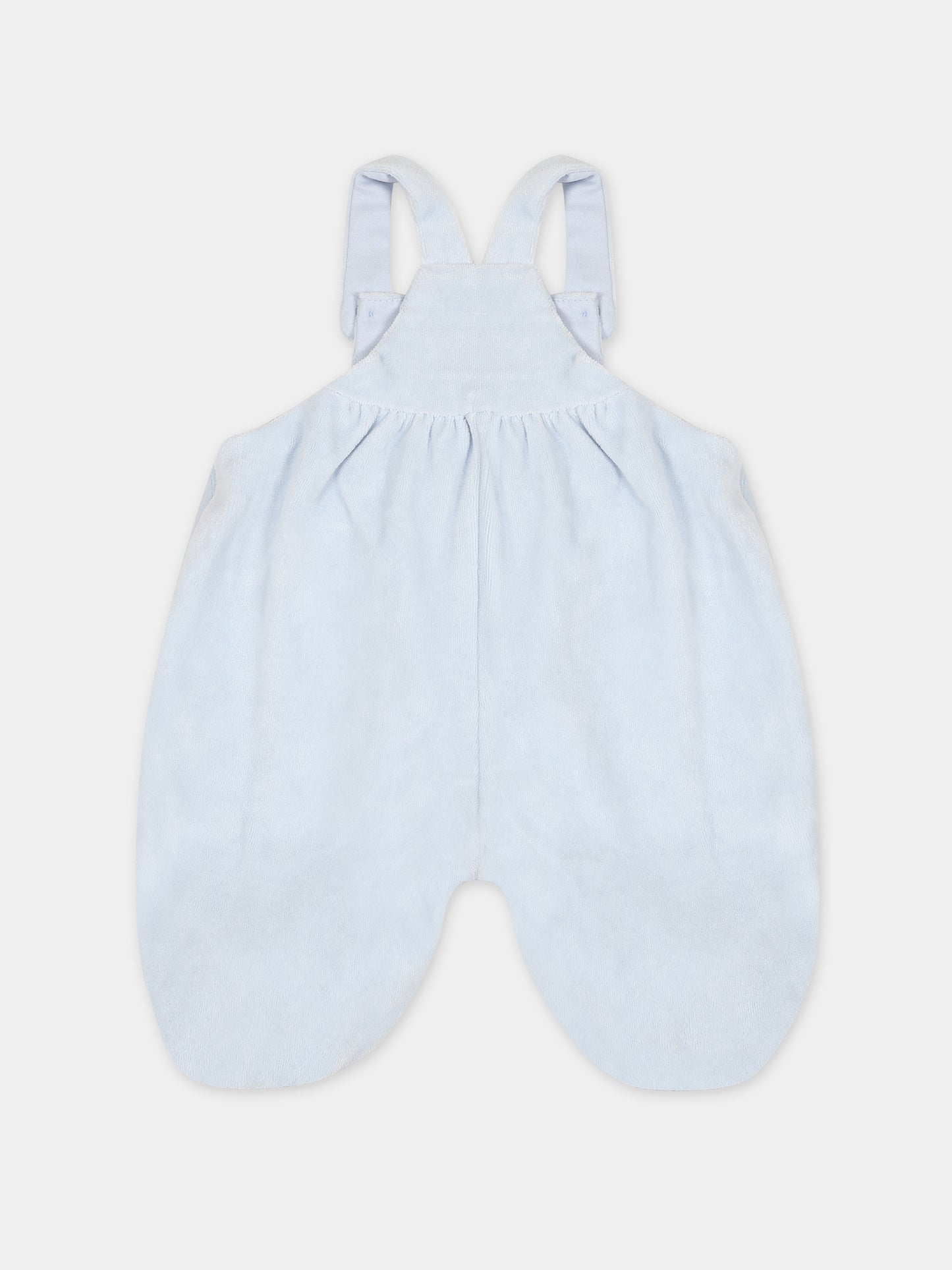 Set celeste per neonato con pois,Monnalisa,22B500 2049 0152