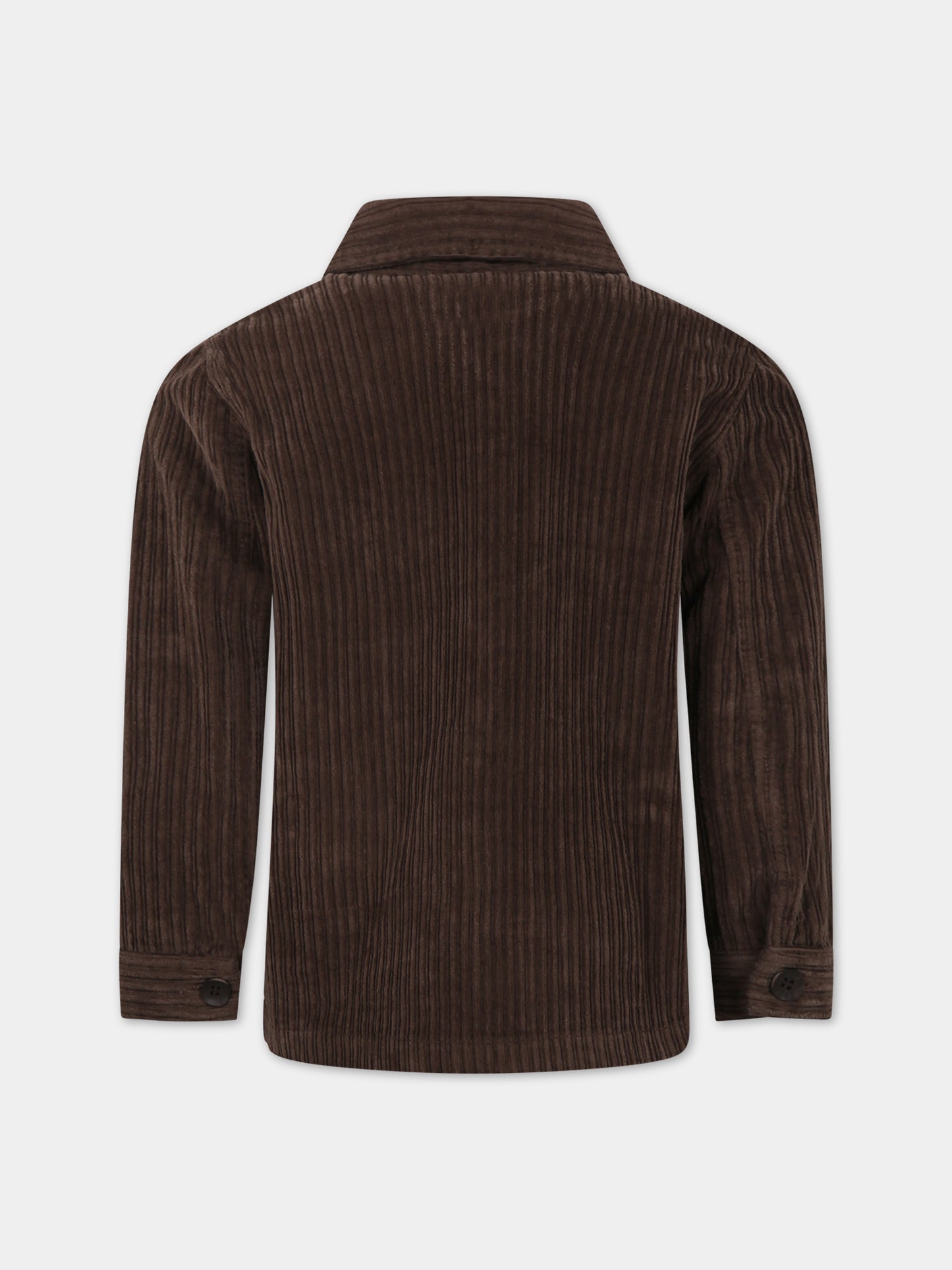 Camicia marrone per bambino,Zhoe & Tobiah,PJS20 36