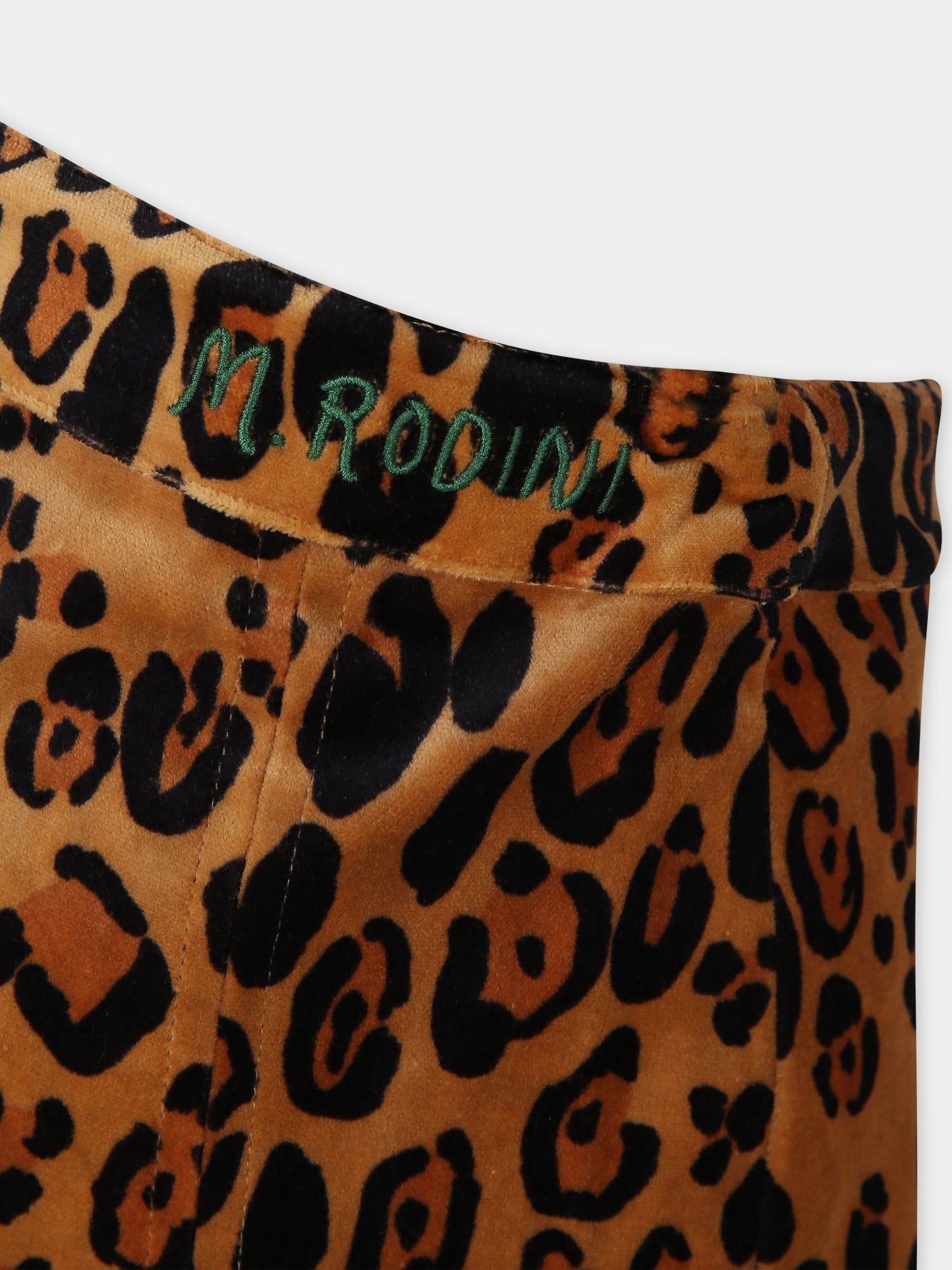 Gialla giallia per bambina con stampa leopardata,Mini Rodini,2413010416