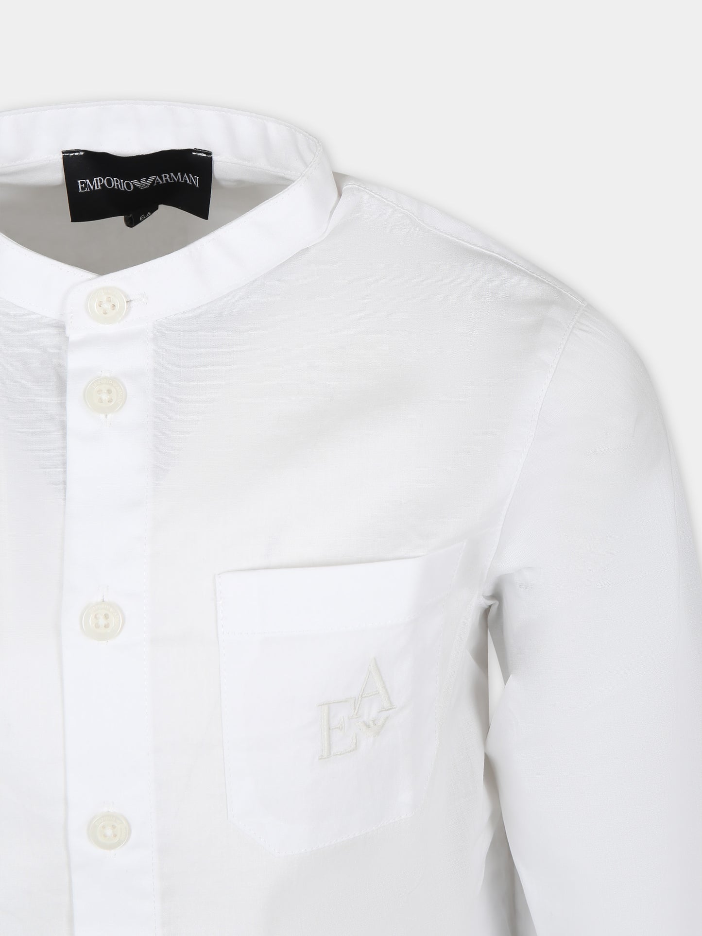 Completo elegante avorio per bambino con logo,Armani Junior,3D4VJ3 4NGDZ F125