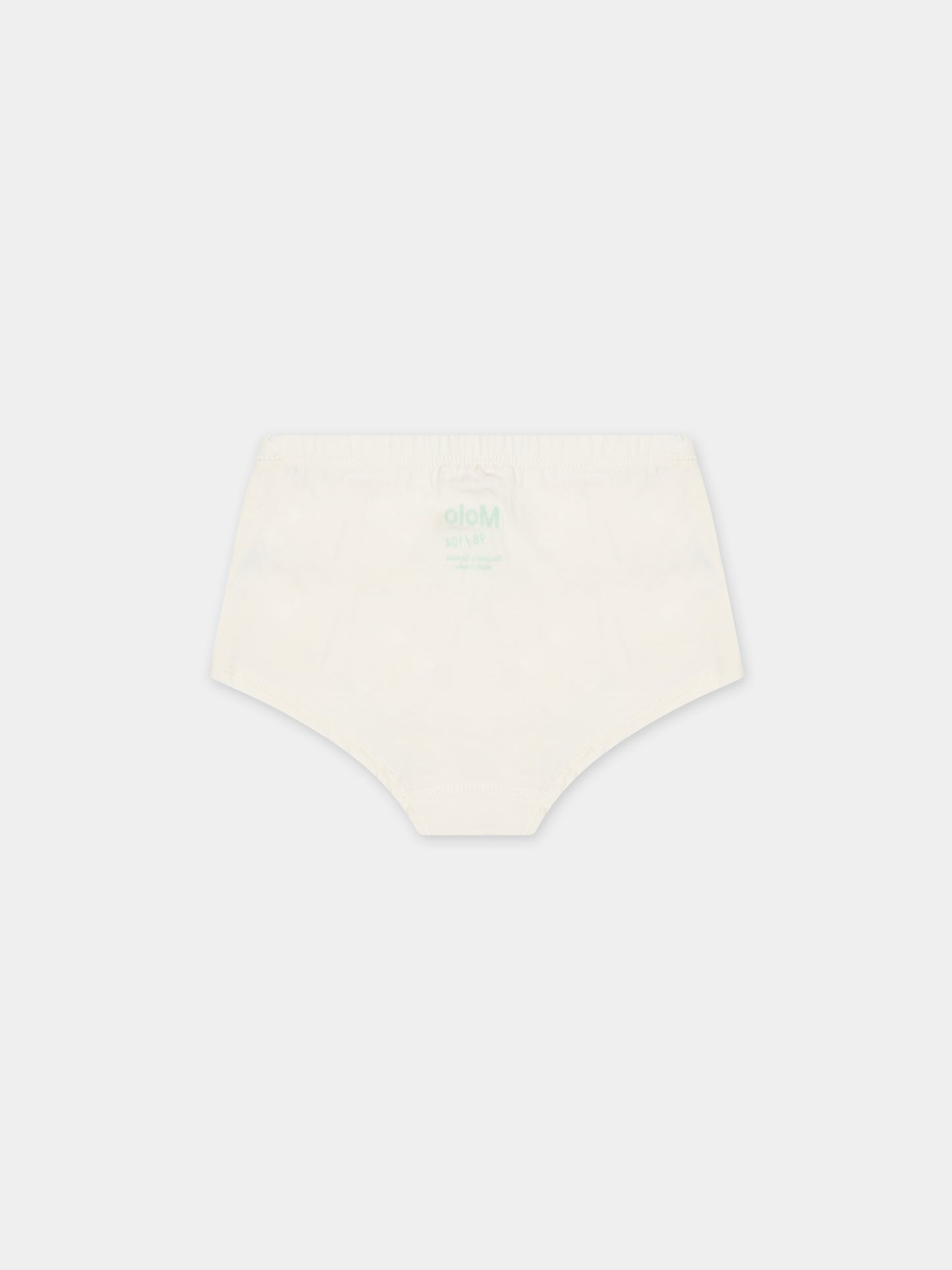 Set bianco per bambina con stampa,Molo,2S24Q602 9072