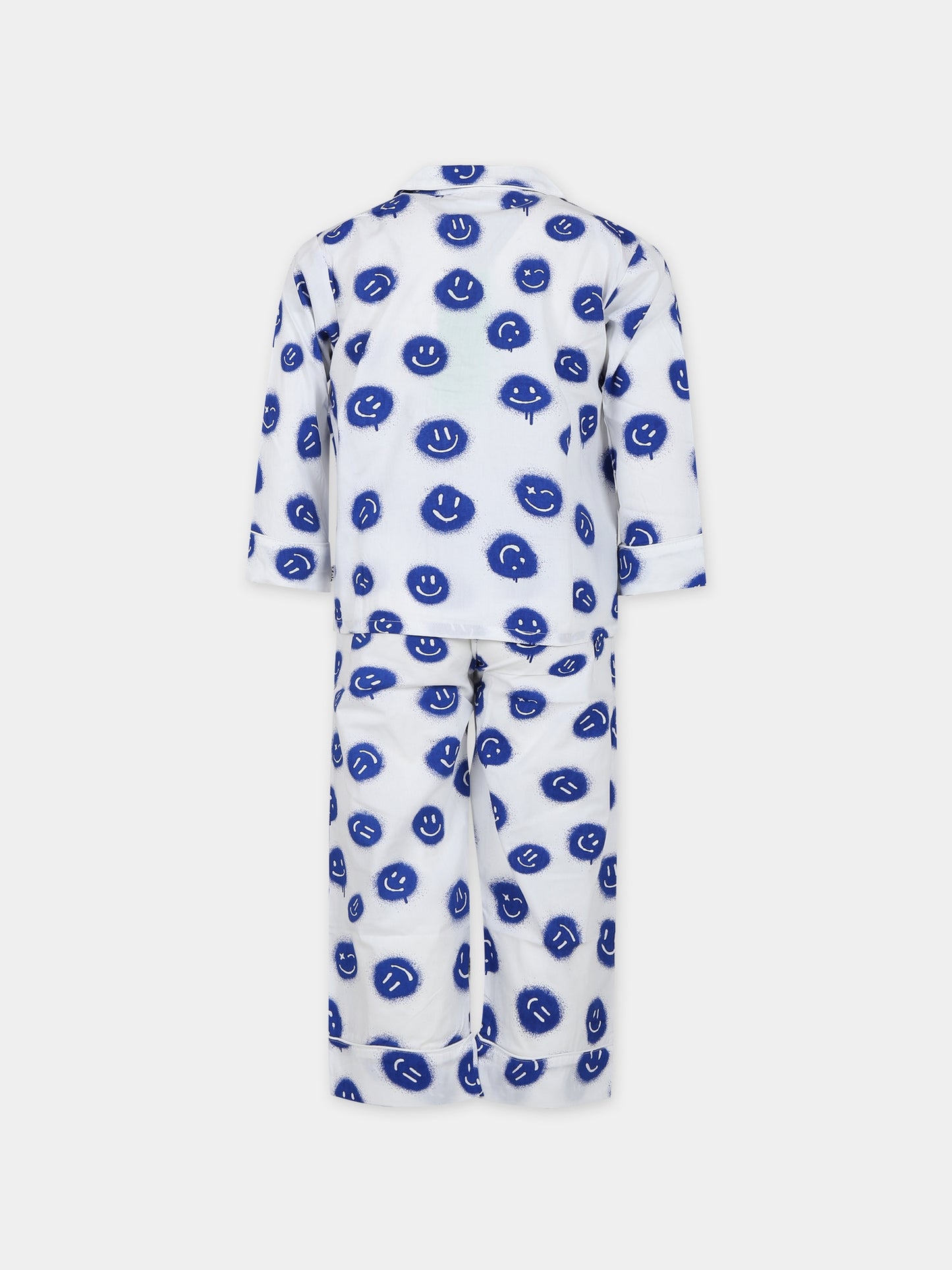 Pigiama bianco per bambini con smile,Molo,6S24R502 9100