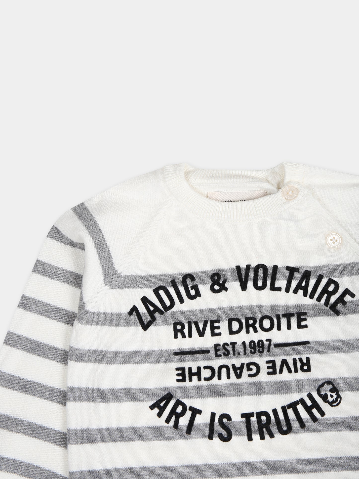 Completo multicolor per neonati con logo,Zadig & Voltaire Kids,X60058 182