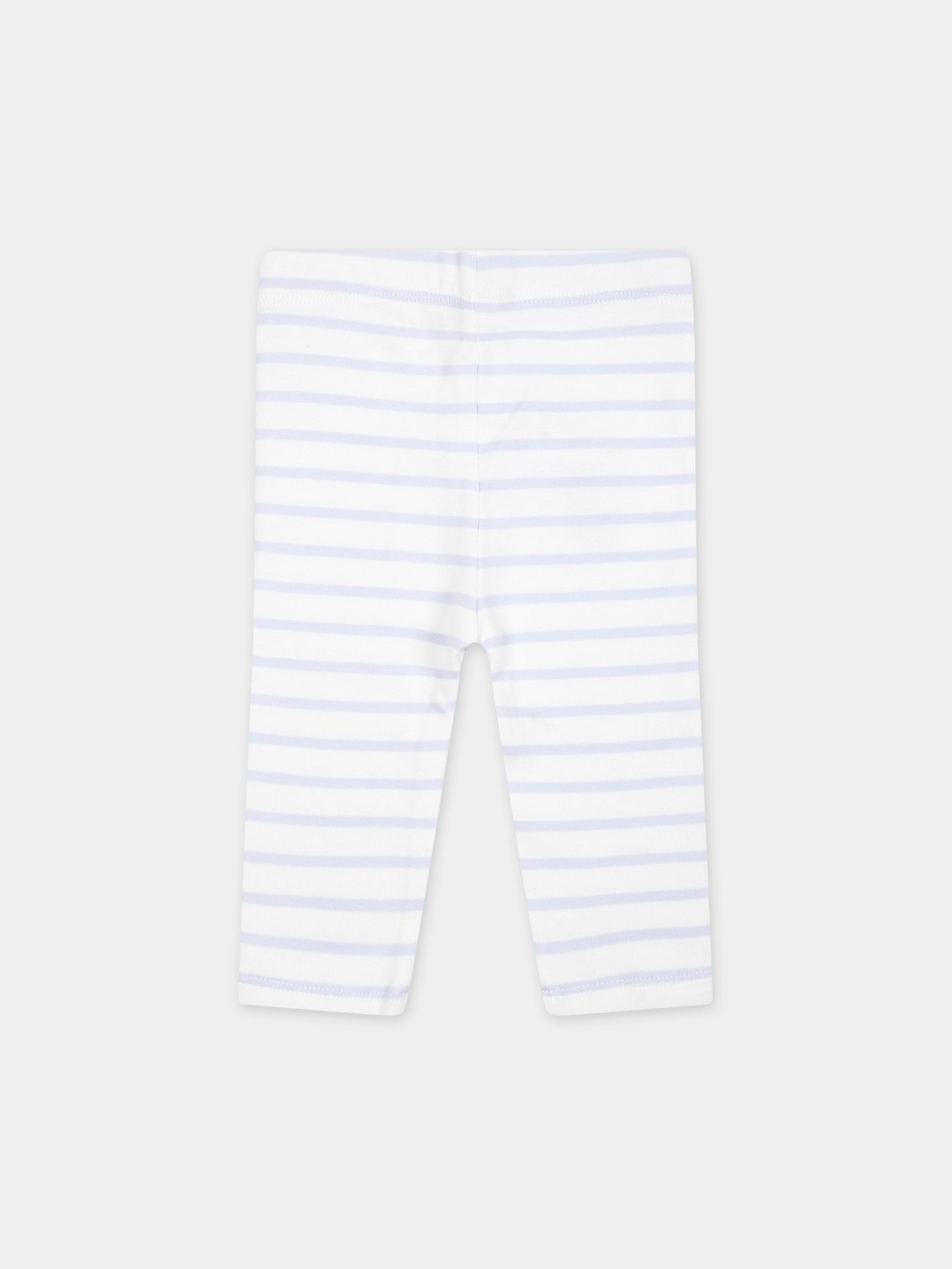 Completo sportivo bianco per neonata con animali marini,Kenzo Kids,K60052 10P