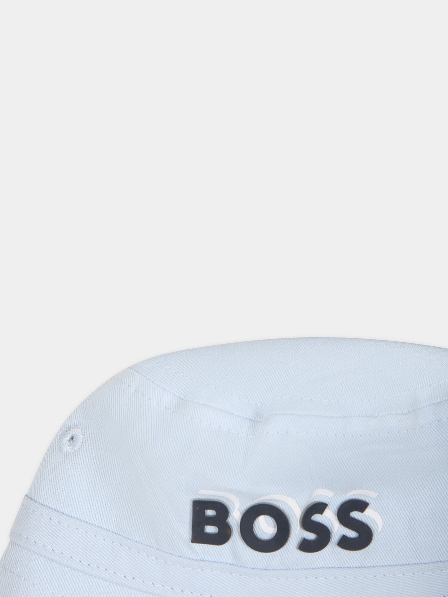 Cloche celeste per neonato con logo,Boss,J50916 771