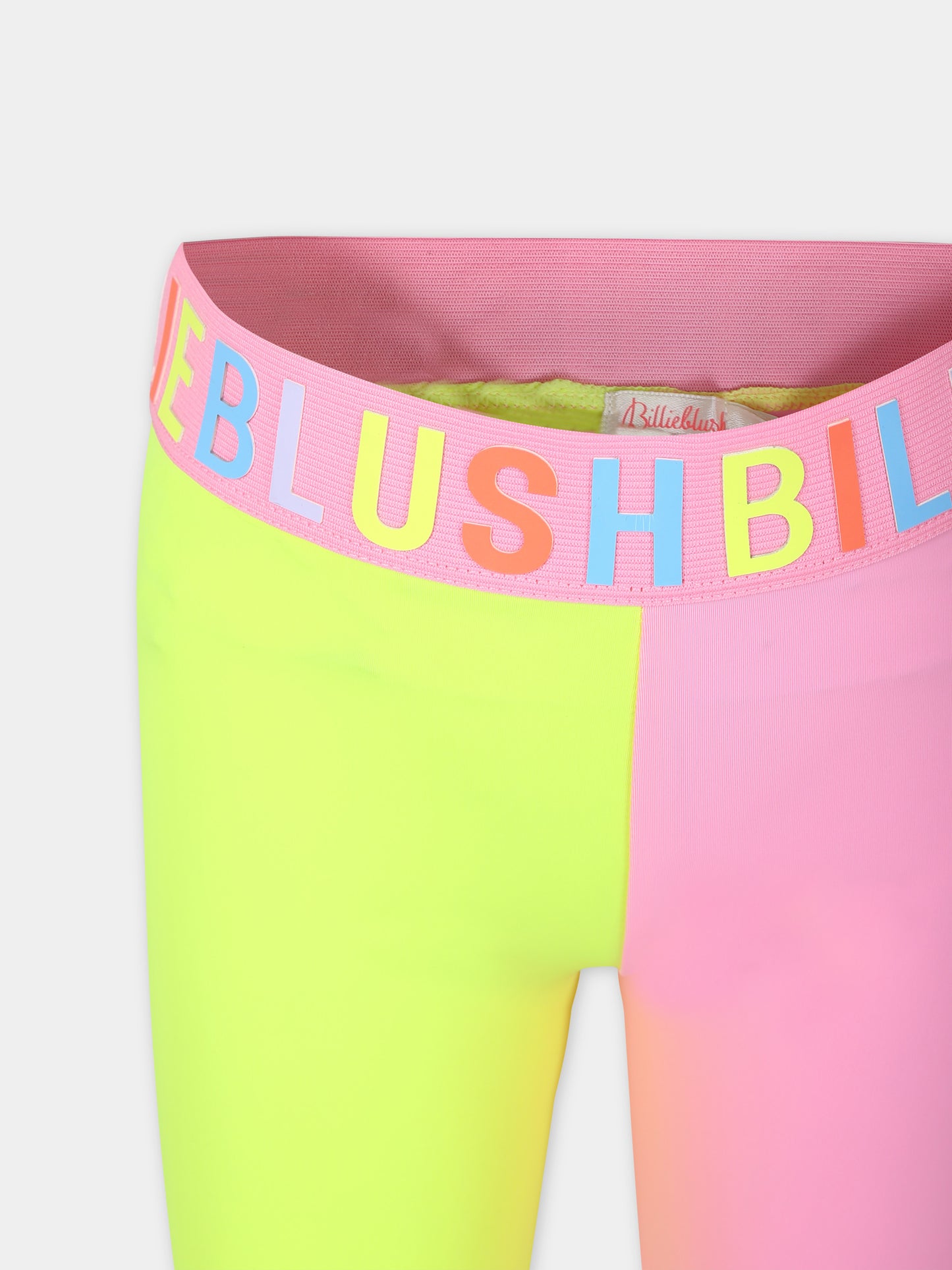 Shorts multicolor per bambina con logo,Billieblush,U20159 462