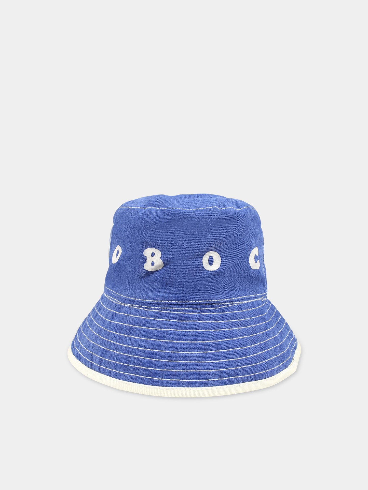 Cloche avorio reversibile per bambini con logo,Bobo Choses,124AI028