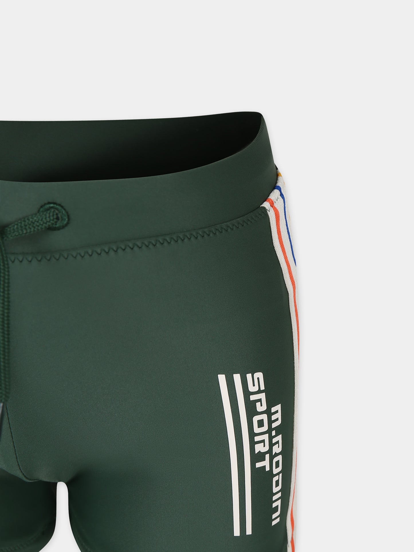 Boxer mare verde per bambino con logo,Mini Rodini,2428011275