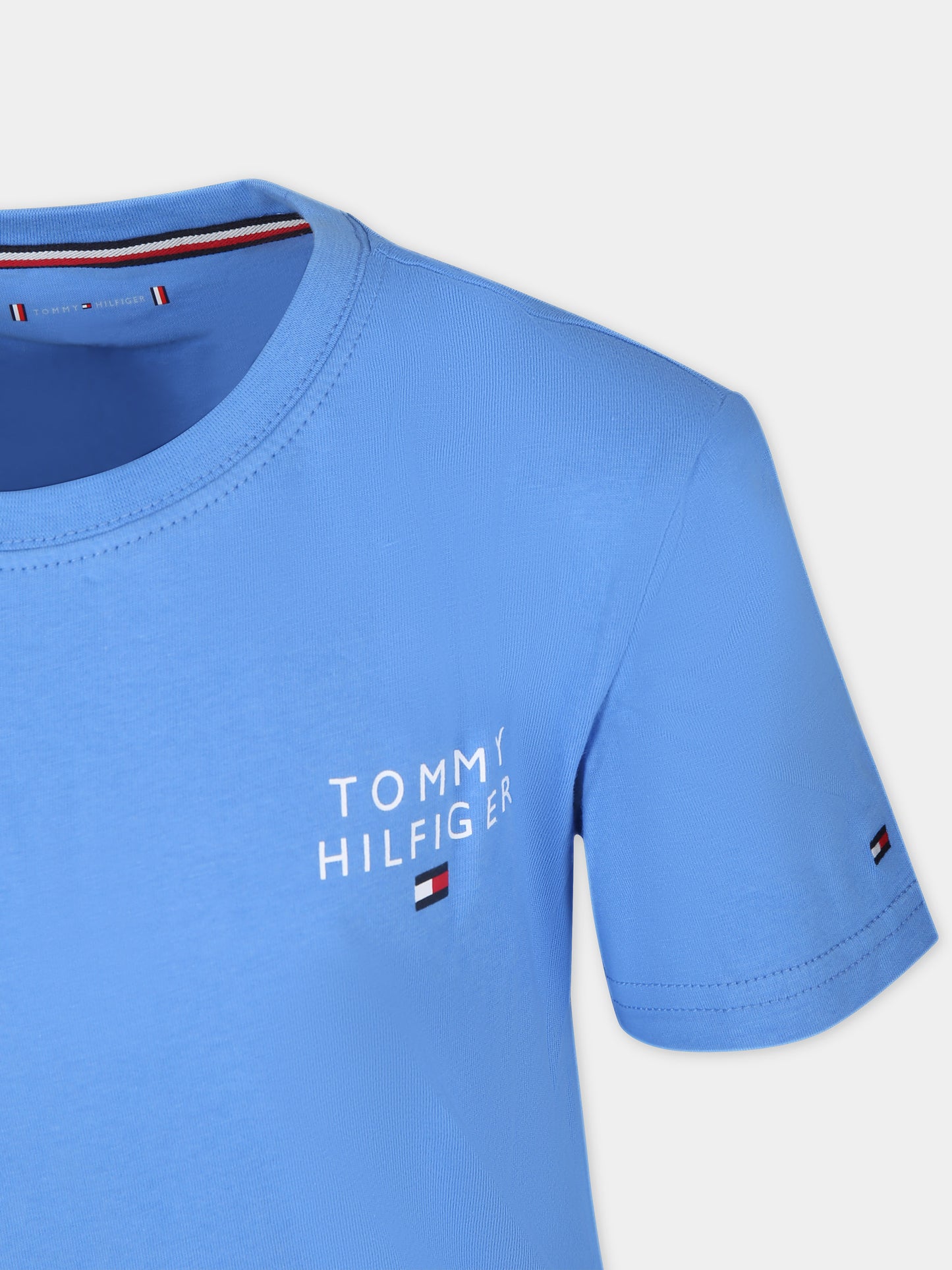 Pigiama multicolor per bambino con logo,Tommy Hilfiger Junior,24SMTAUB0UB00545T 0SV