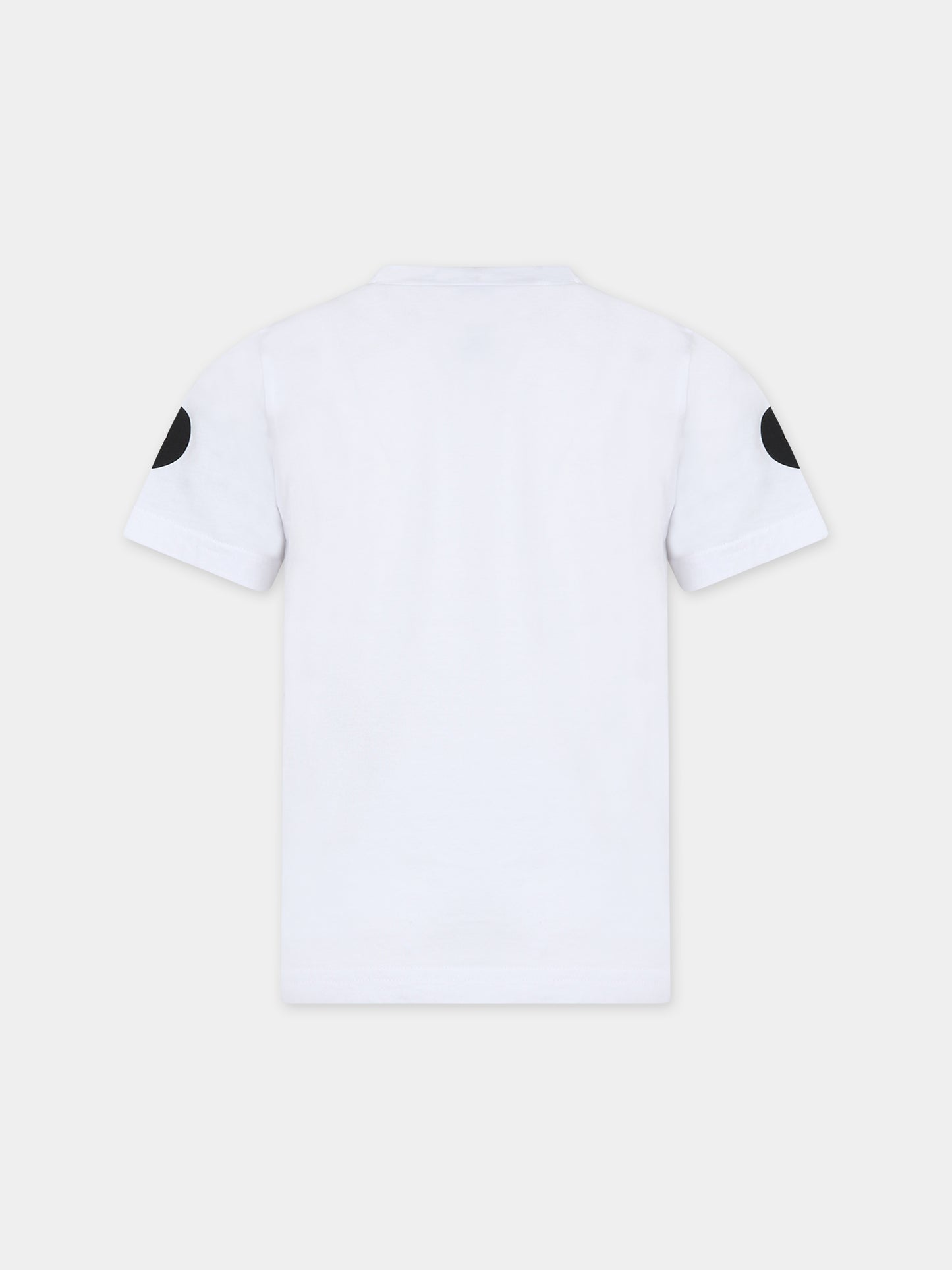 T-shirt bianca per bambino con logo,Dsquared2,DQ0526 D002F DQ100