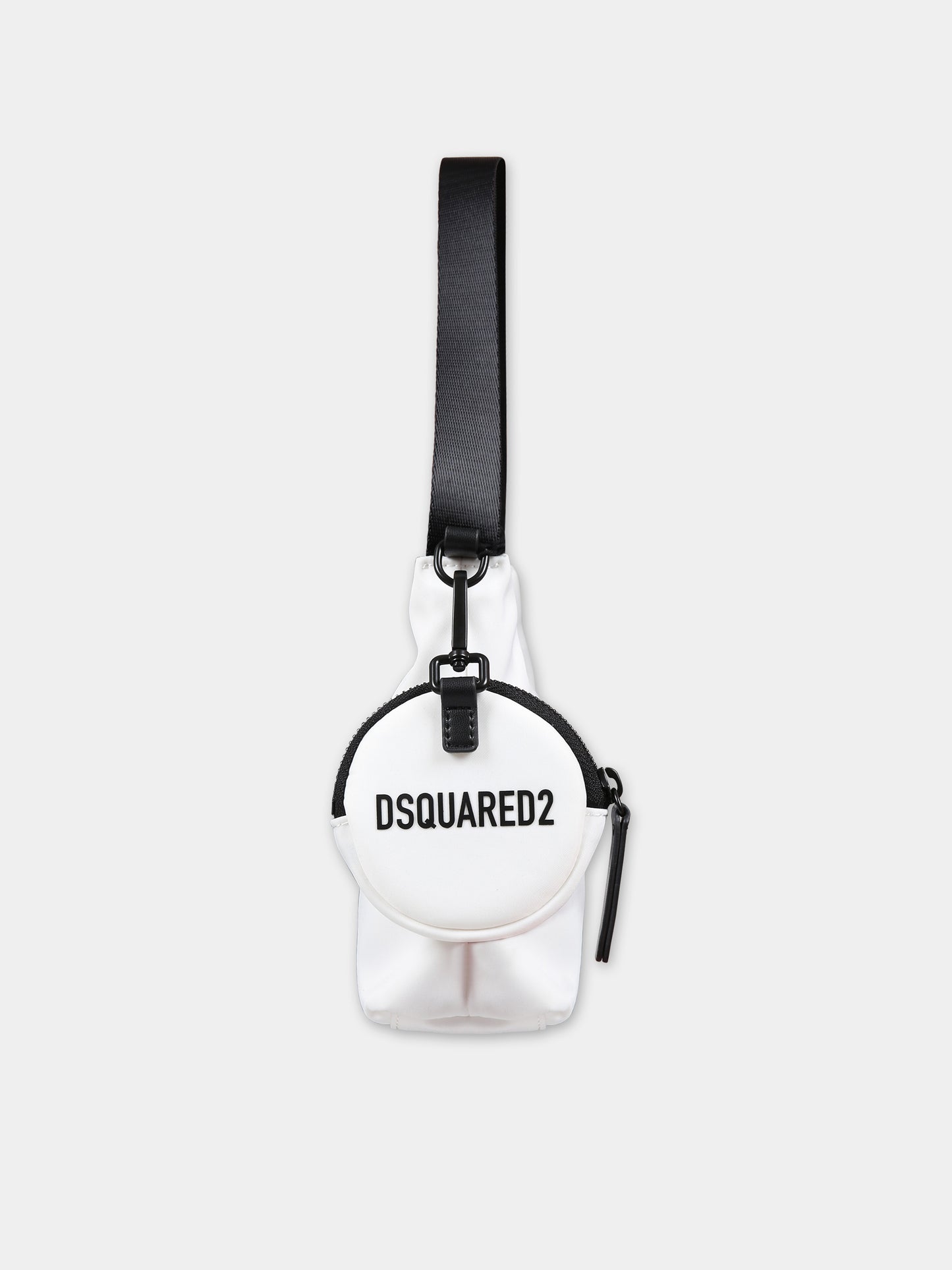 Borsa bianca con logo per bambina,Dsquared2,DQ1637 D0A3M DQ100