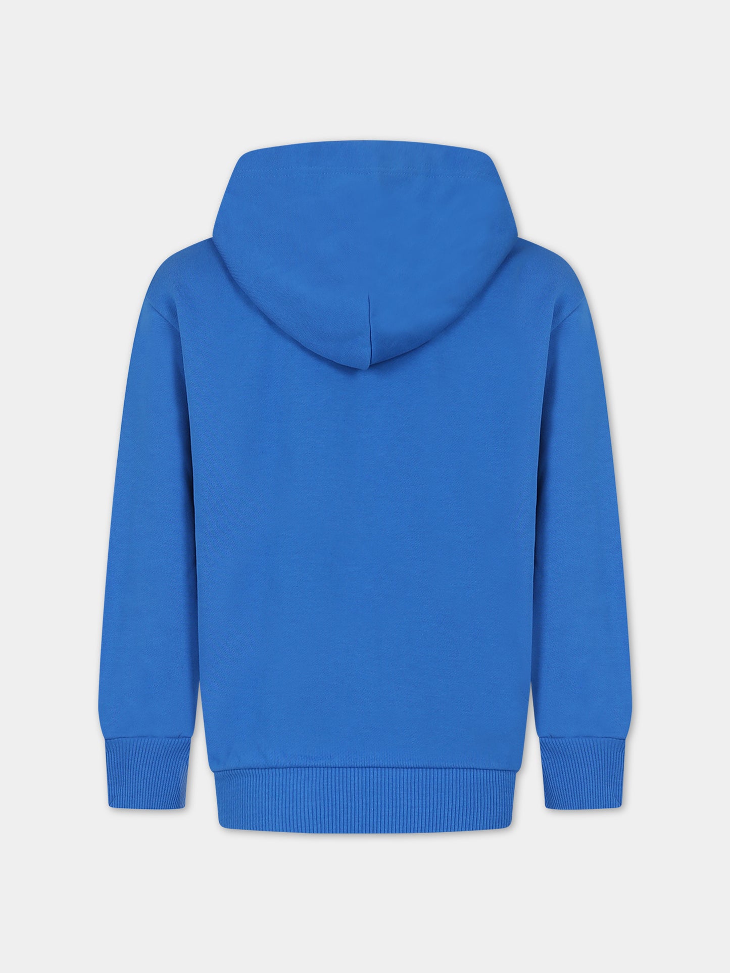 Felpa azzurra per bambino con logo,Diesel,J01115 KYAU6 K80H