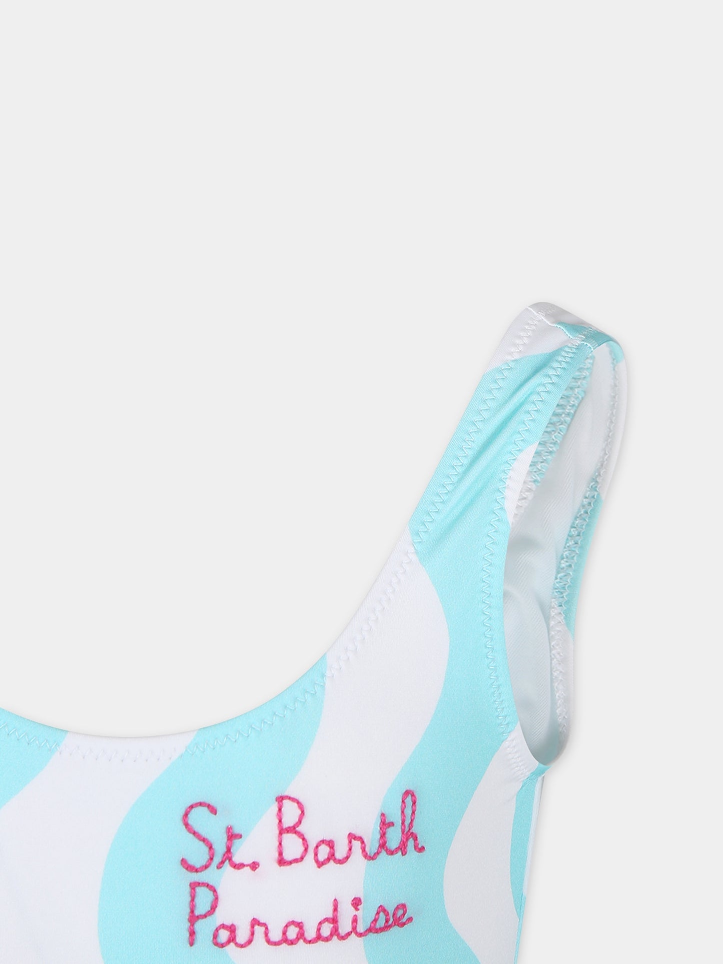 Costume intero bianco per bambina con stampa Hello Kitty,Mc2 Saint Barth,CARA001 01905F