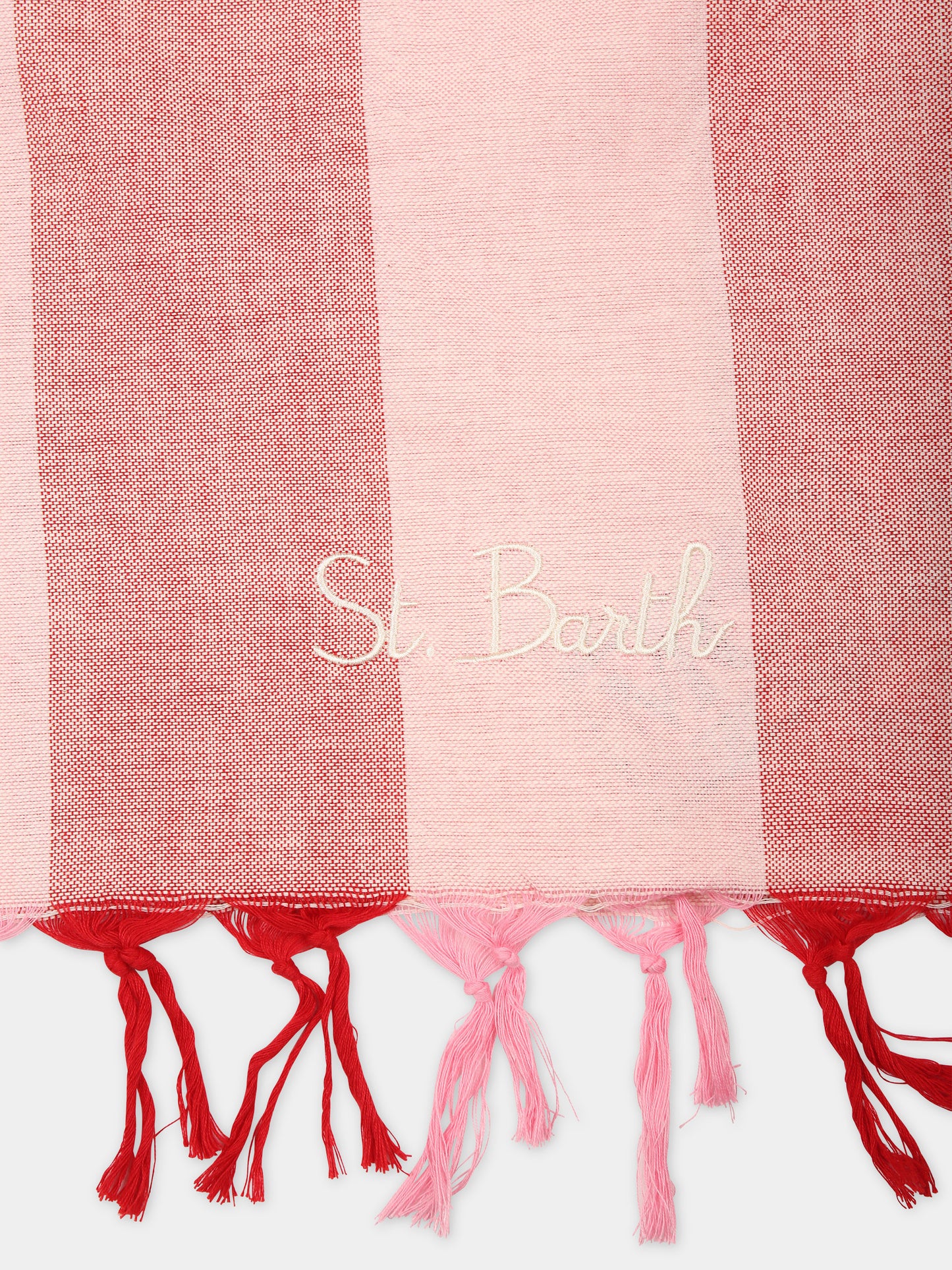 Telo mare rosa per bambina con logo,Mc2 Saint Barth,FOUL002 00169F