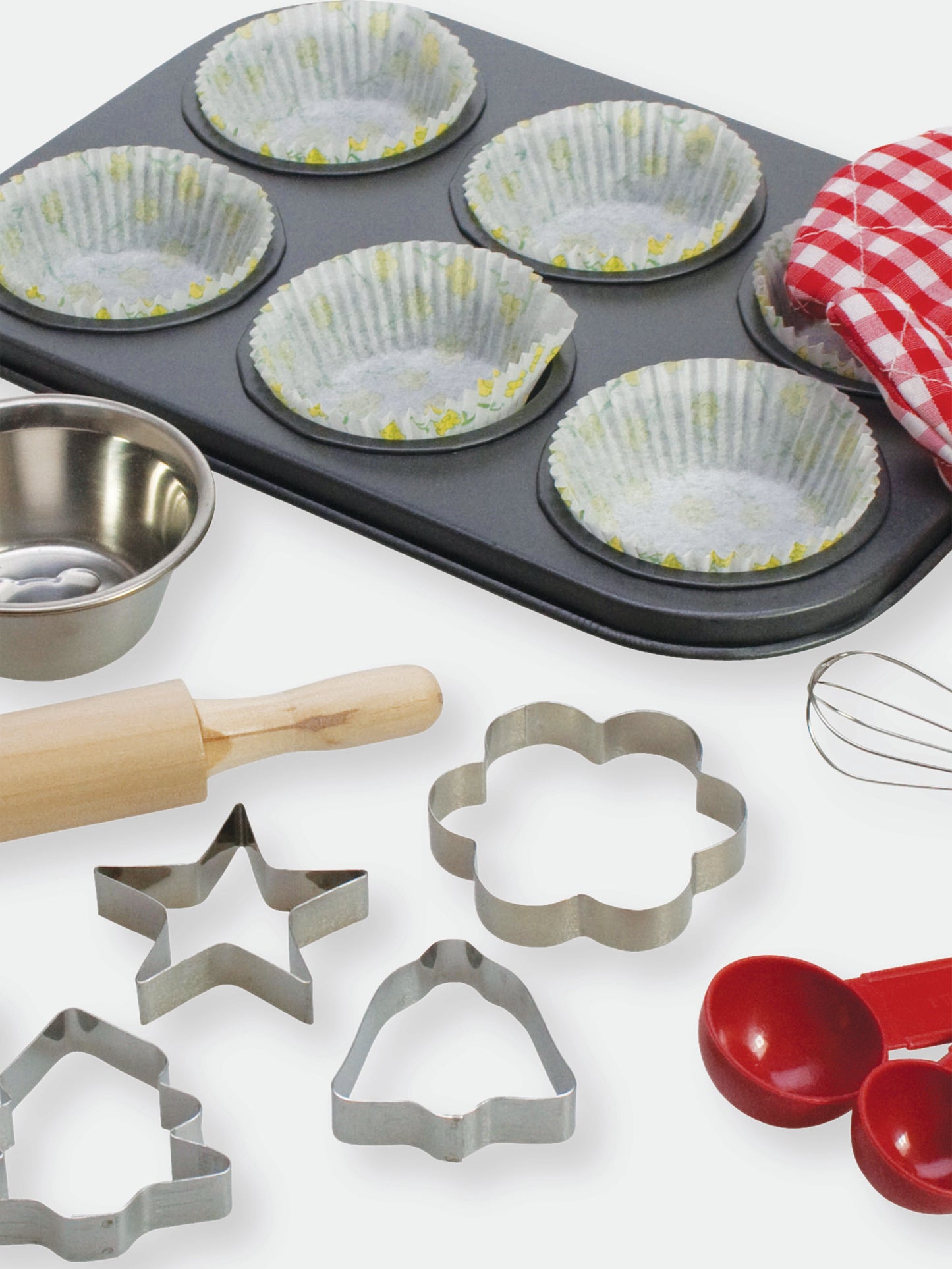 Set da forno grigio per bambini,Bigjigs,BJ605