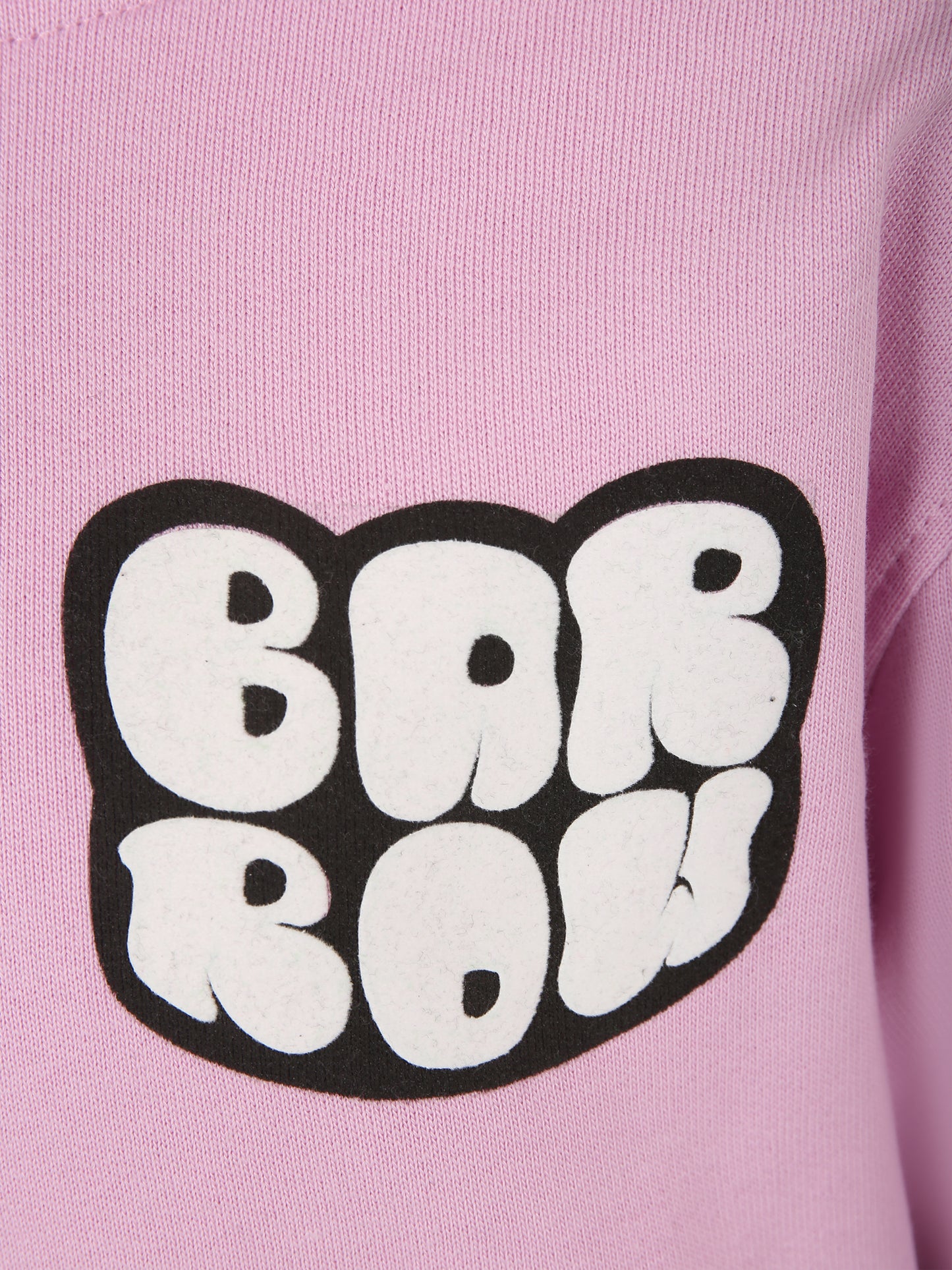 Felpa rosa per bambina con logo e stampa,Barrow,F3BKJUHS071 BW014