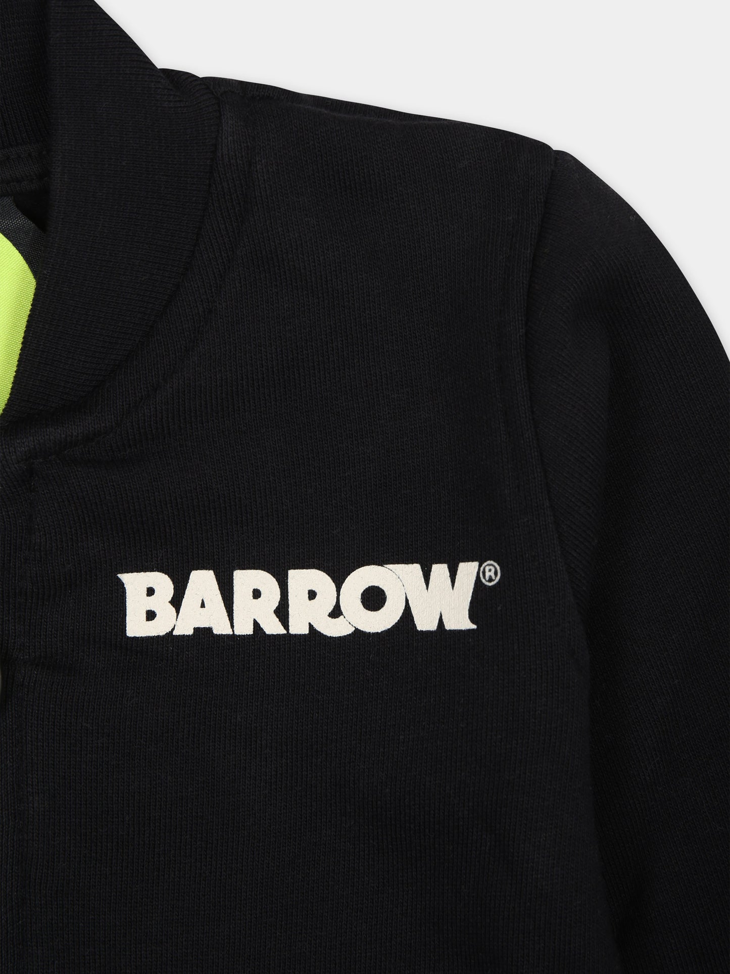 Felpa nera per neonati con logo,Barrow,F3BKNGJK113 110