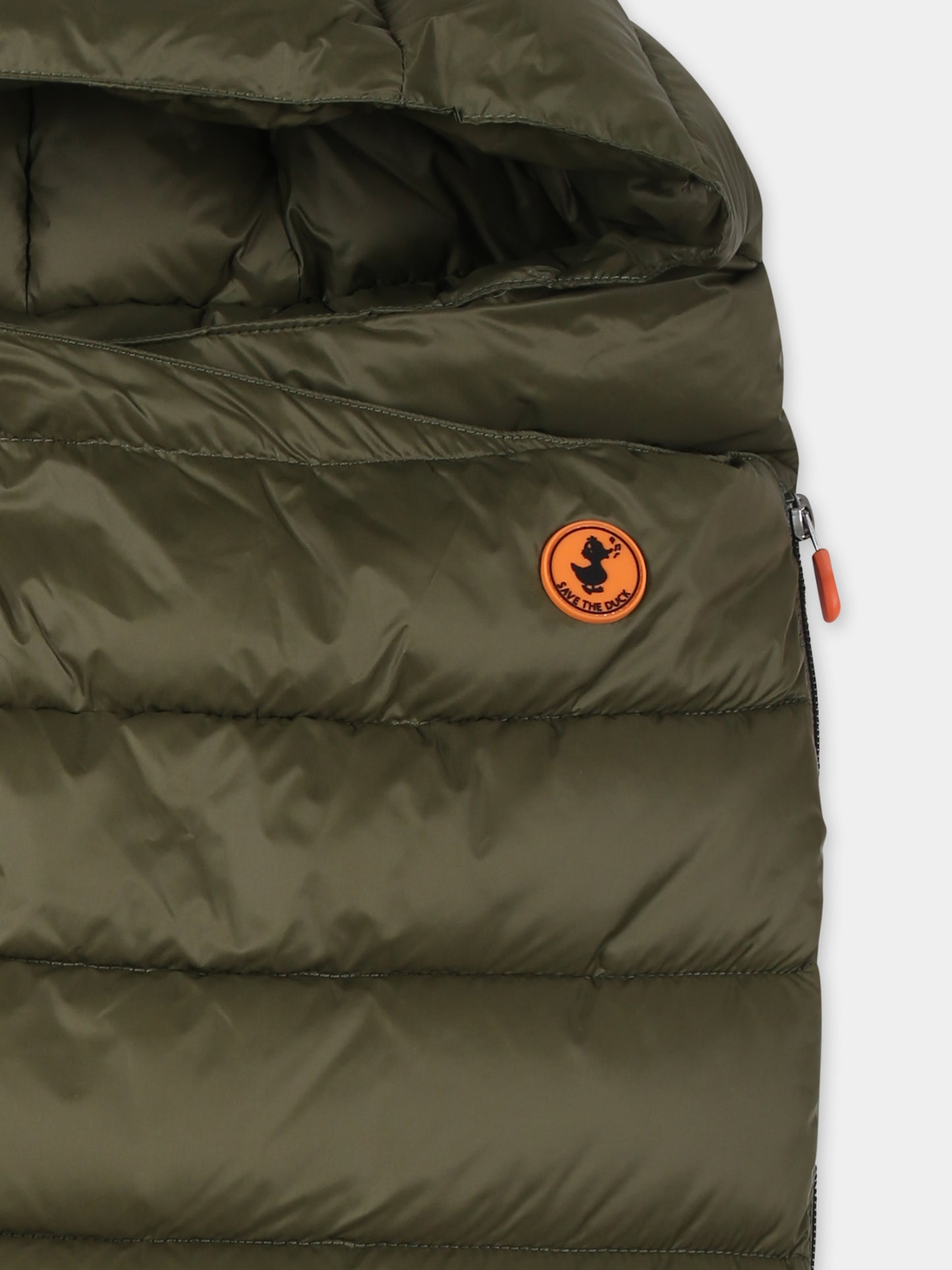 Sacco May verde per neonati con logo,Save The Duck Kids,I30001X GIGA19 50012